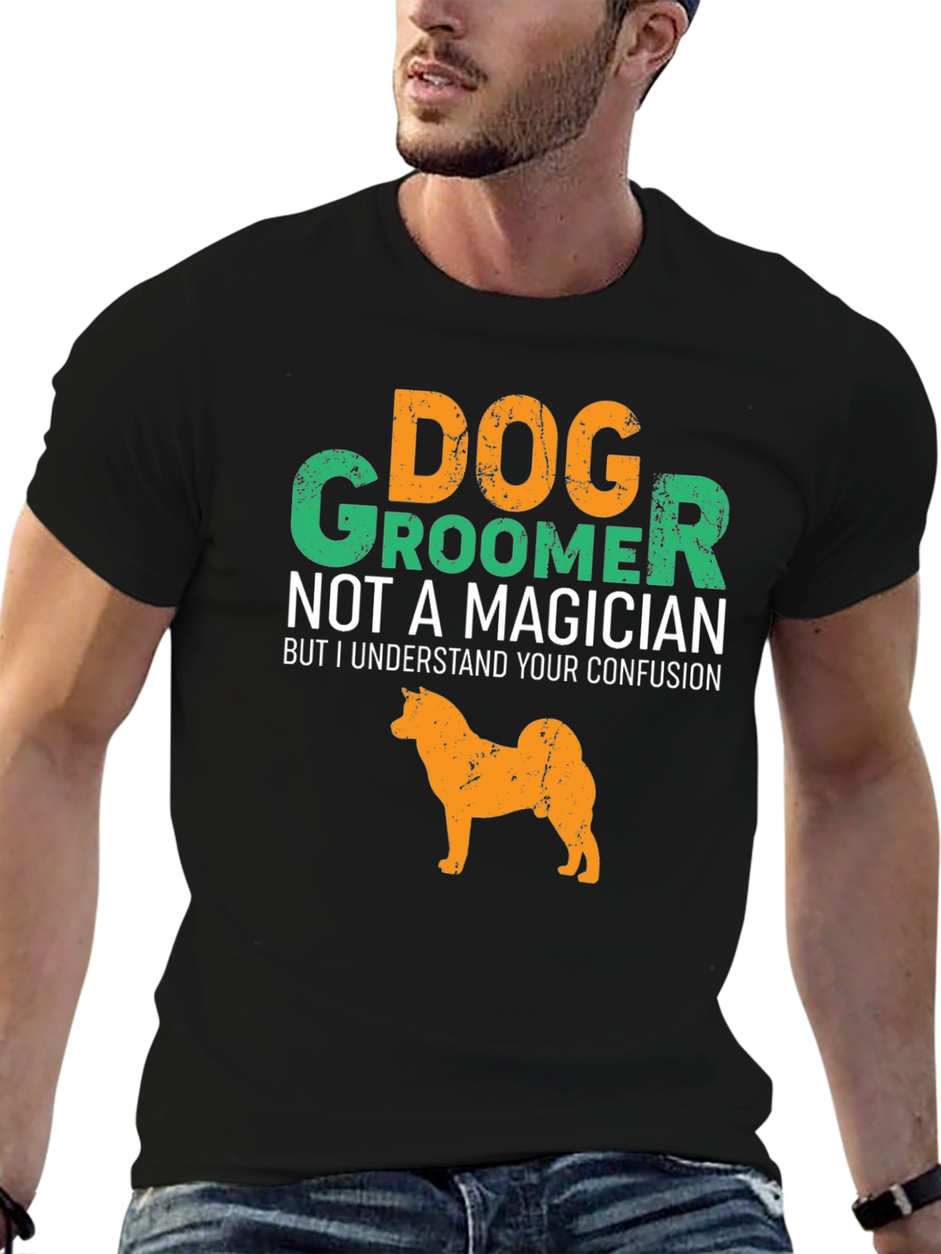 Dog Groomer T-Shirt Funny Dog Graphic Tee