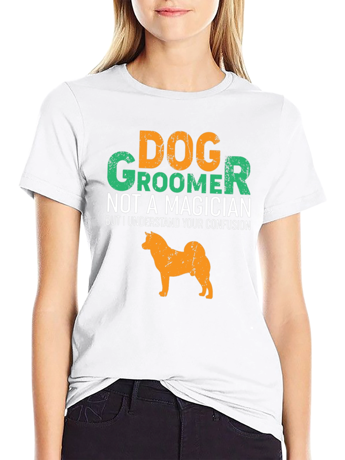Dog Groomer T-Shirt Funny Dog Graphic Tee