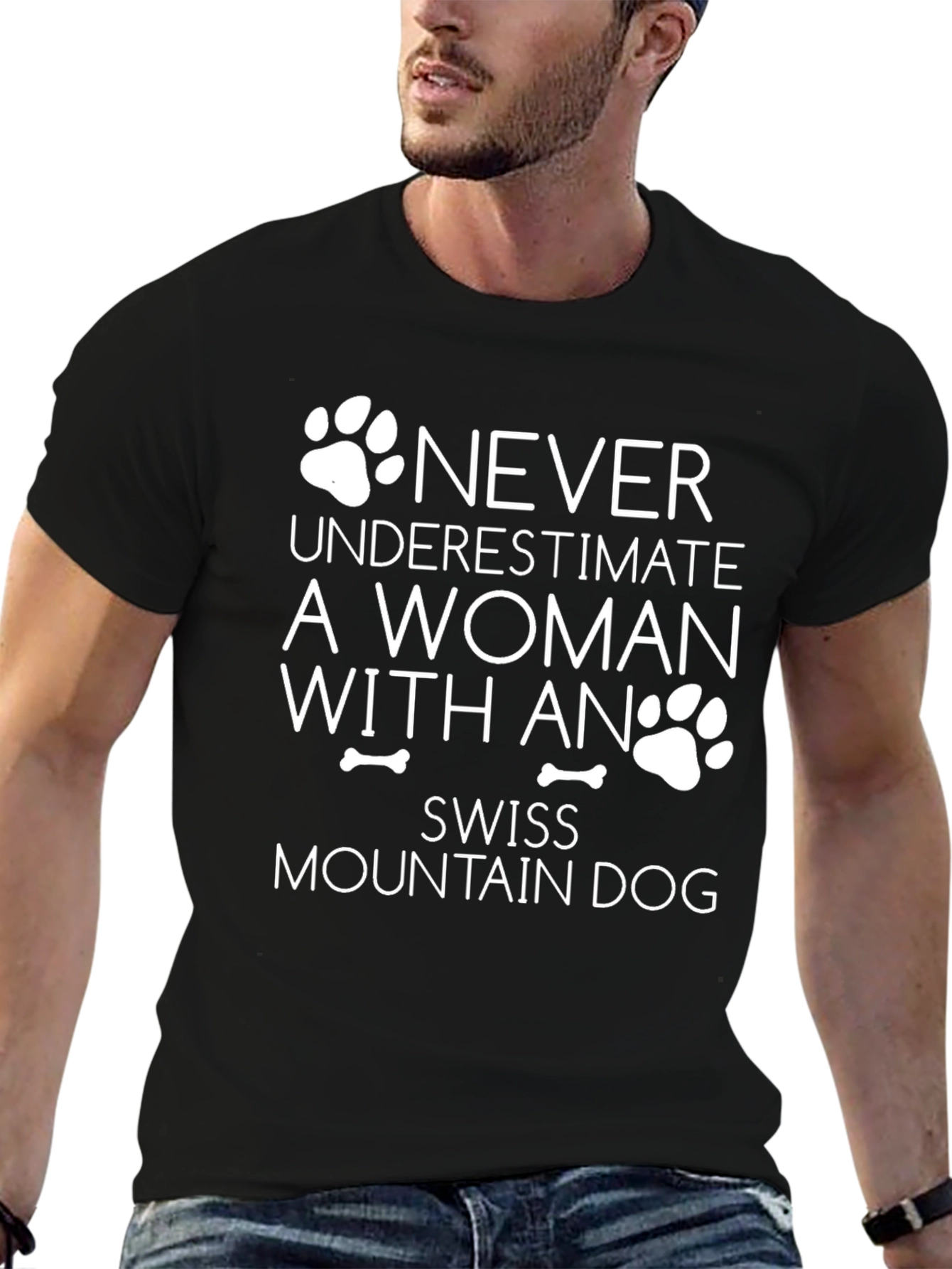 Swiss Mountain Dog Womans T-Shirt