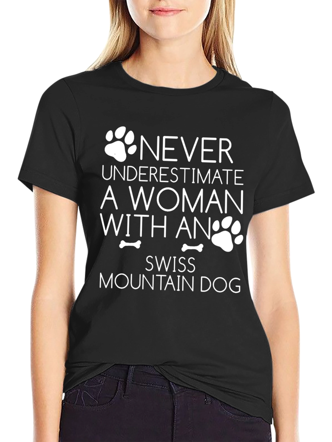 Swiss Mountain Dog Womans T-Shirt