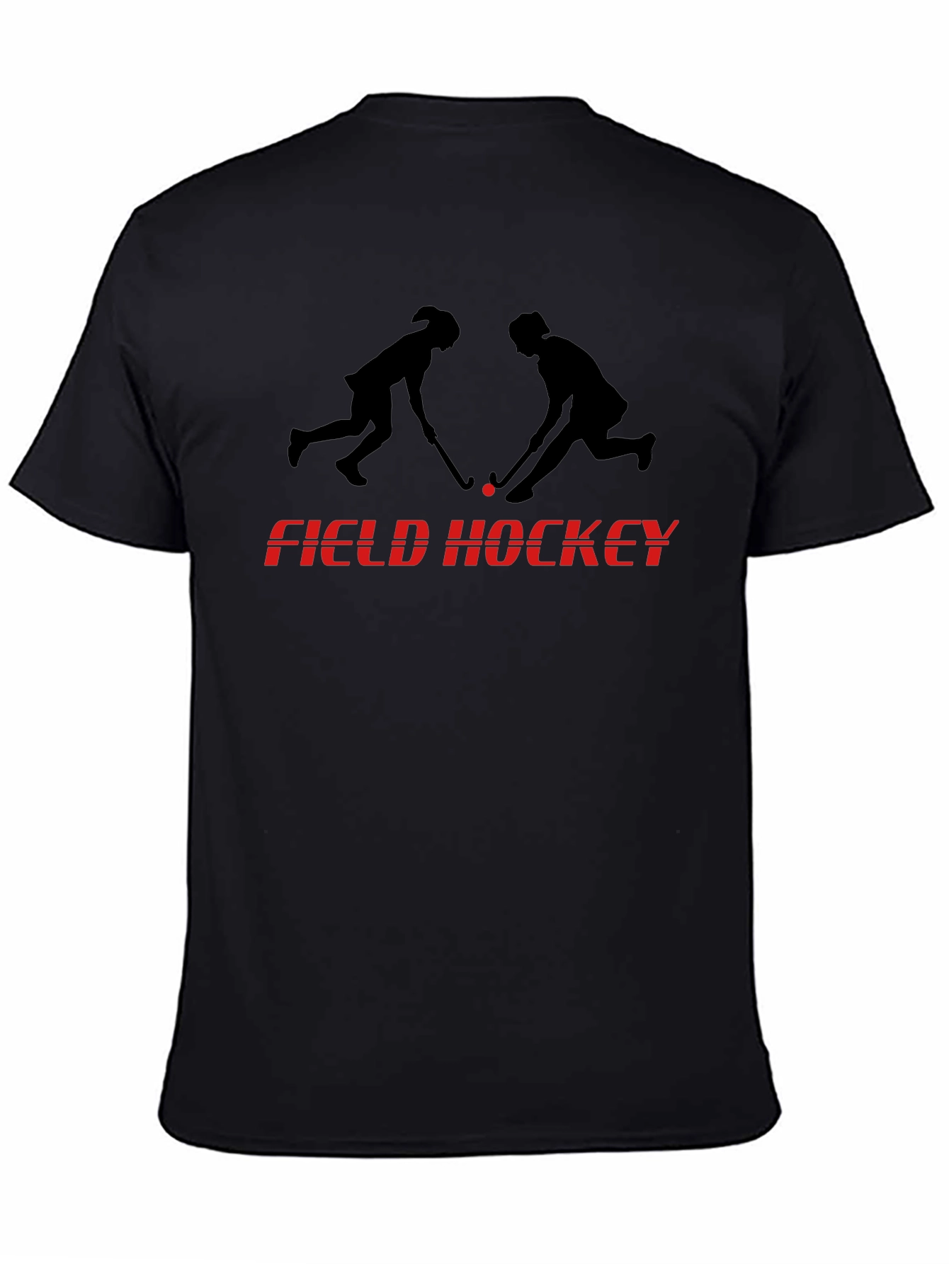 Field Hockey Graphic Tee - Black
