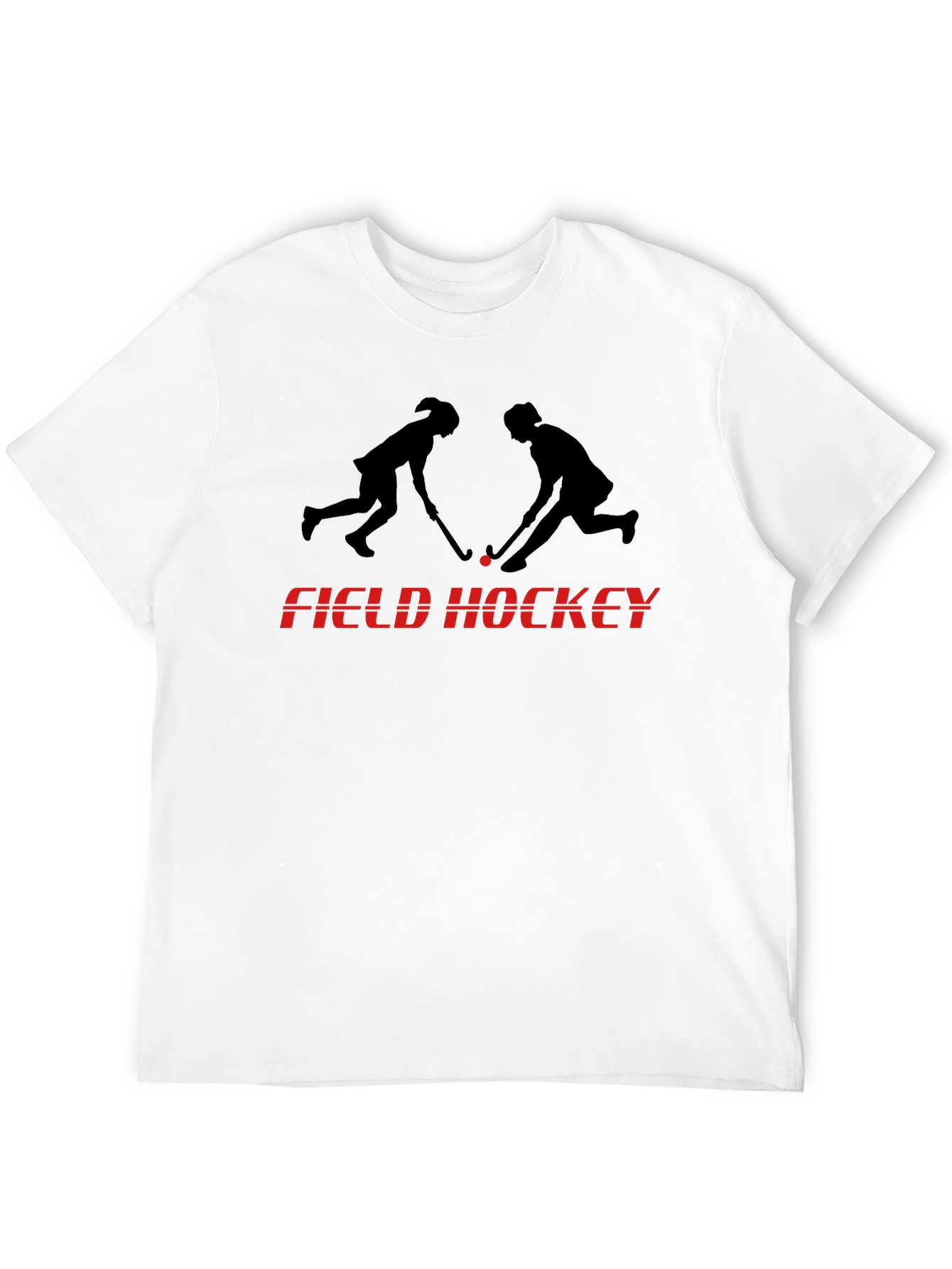 Field Hockey Graphic Tee - Black