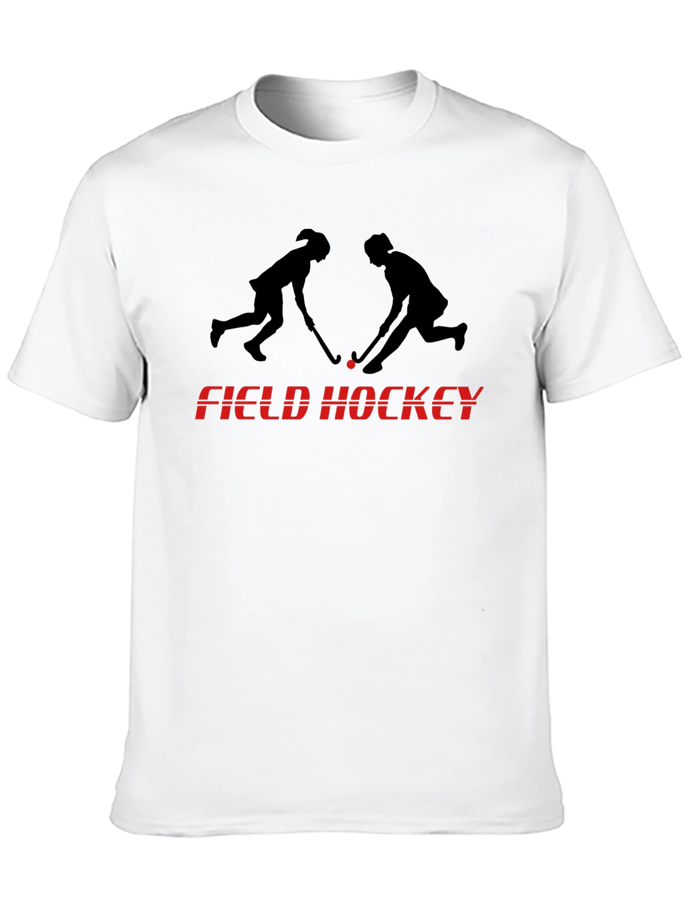 Field Hockey Graphic Tee - Black