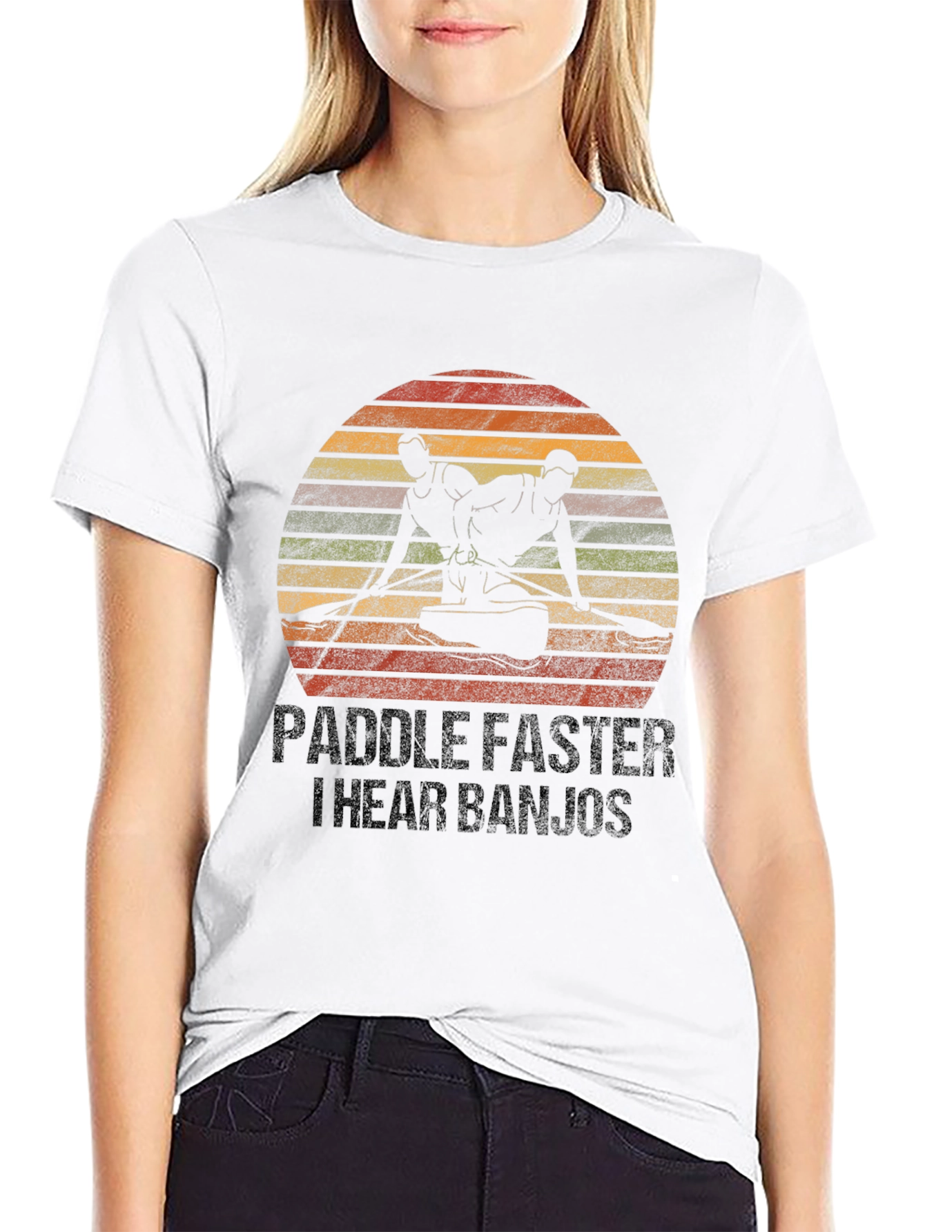 Paddle Faster Graphic Tee