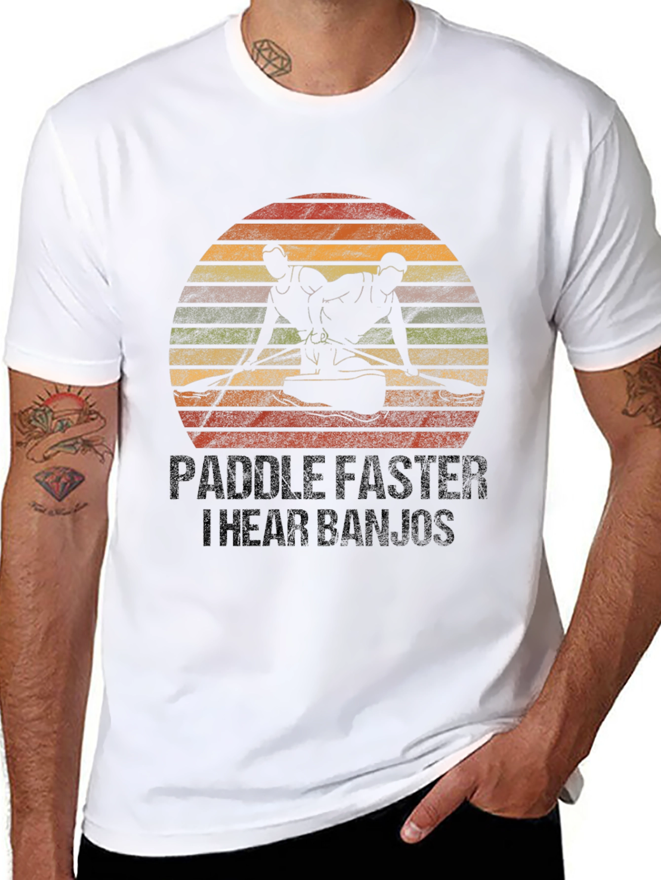 Paddle Faster Graphic Tee