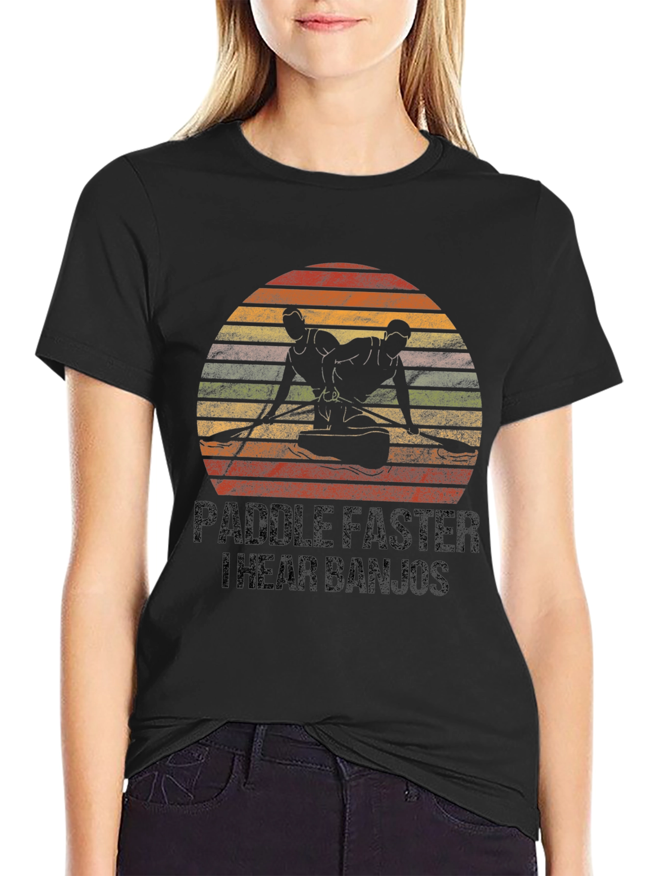 Paddle Faster Graphic Tee