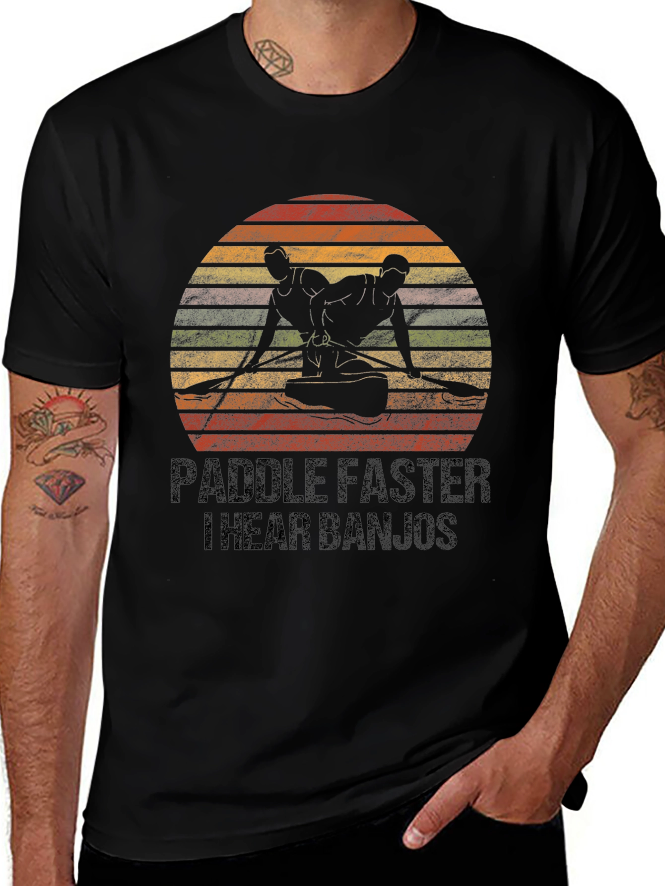 Paddle Faster Graphic Tee