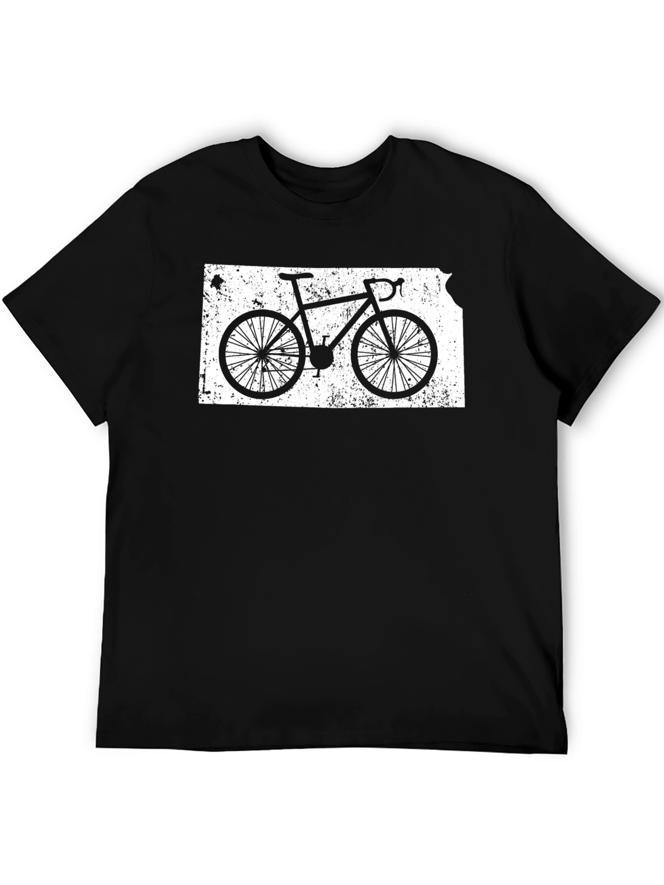 Kansas Bike Graphic T-Shirt - Black