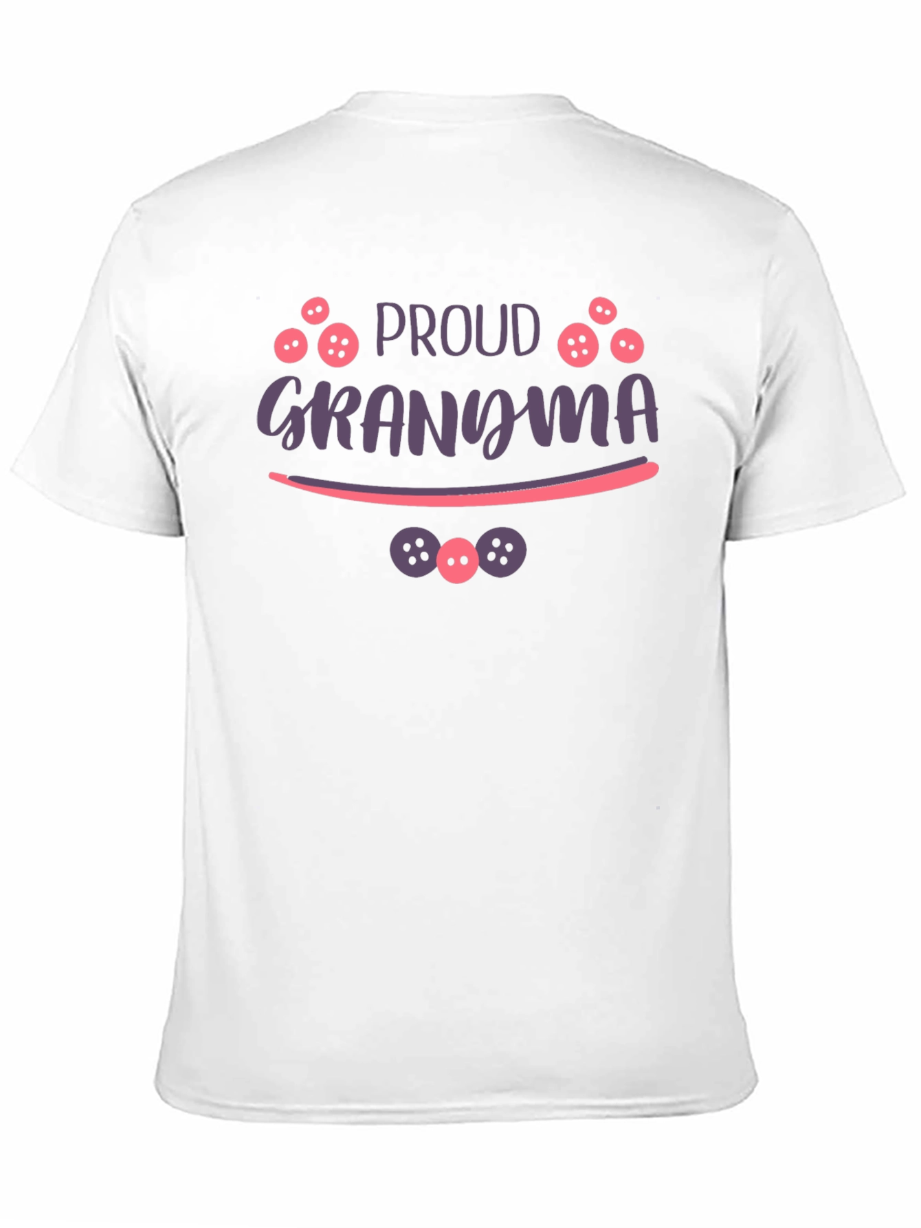 Proud Grandma Graphic T-Shirt - Black