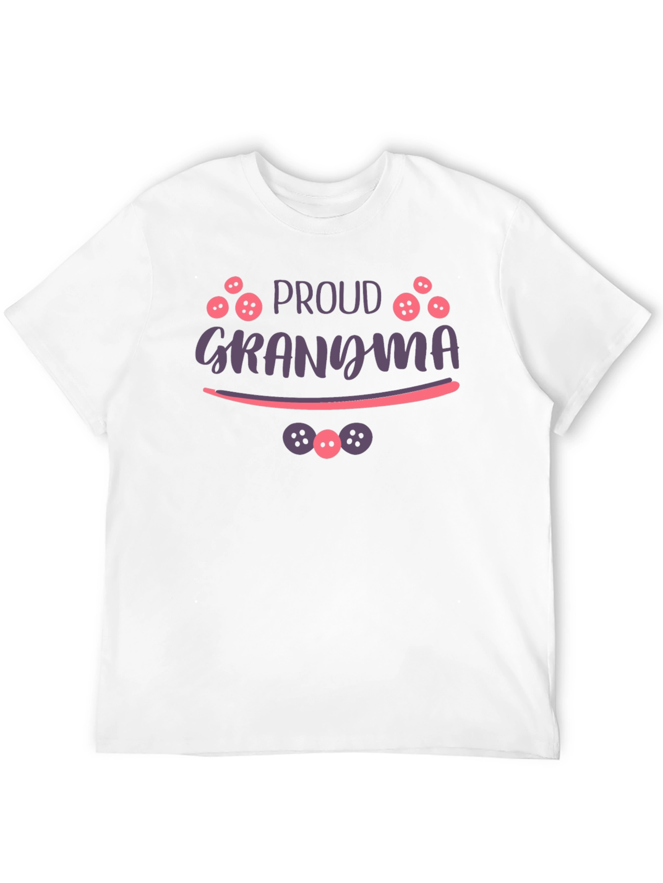 Proud Grandma Graphic T-Shirt - Black
