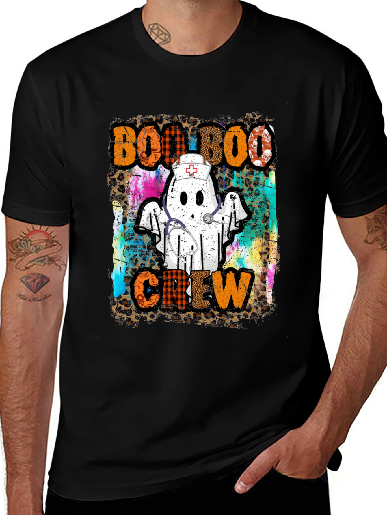 Boo Boo Crew Nurse Ghost T-Shirt