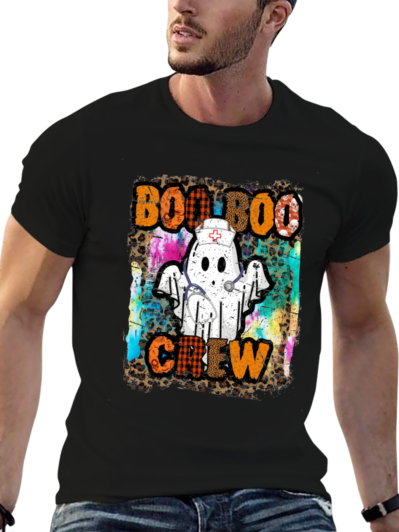 Boo Boo Crew Nurse Ghost T-Shirt