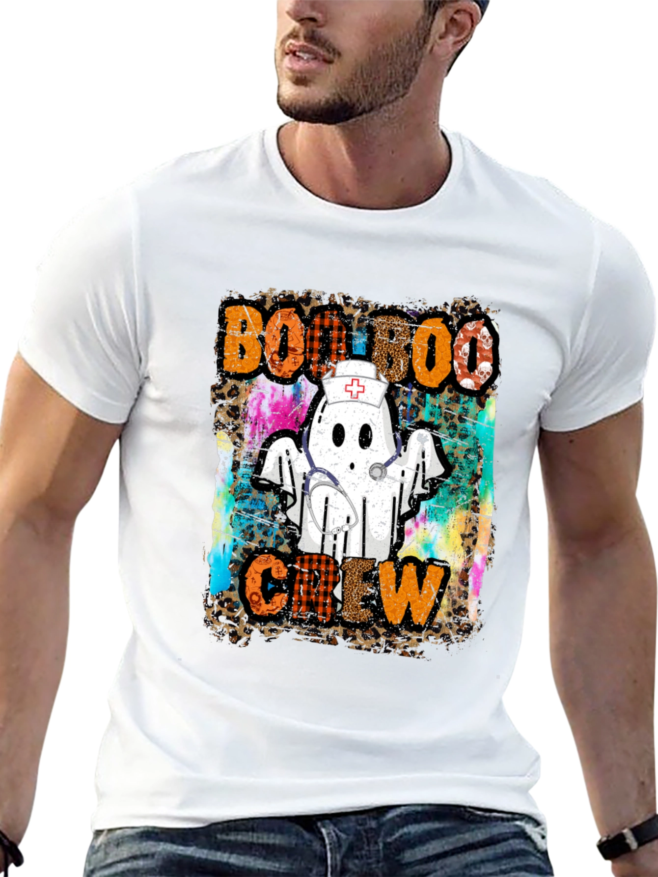 Boo Boo Crew Nurse Ghost T-Shirt