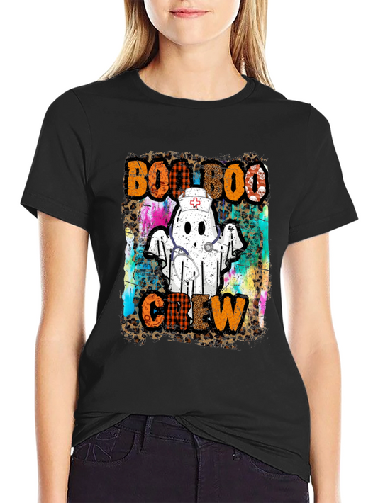 Boo Boo Crew Nurse Ghost T-Shirt