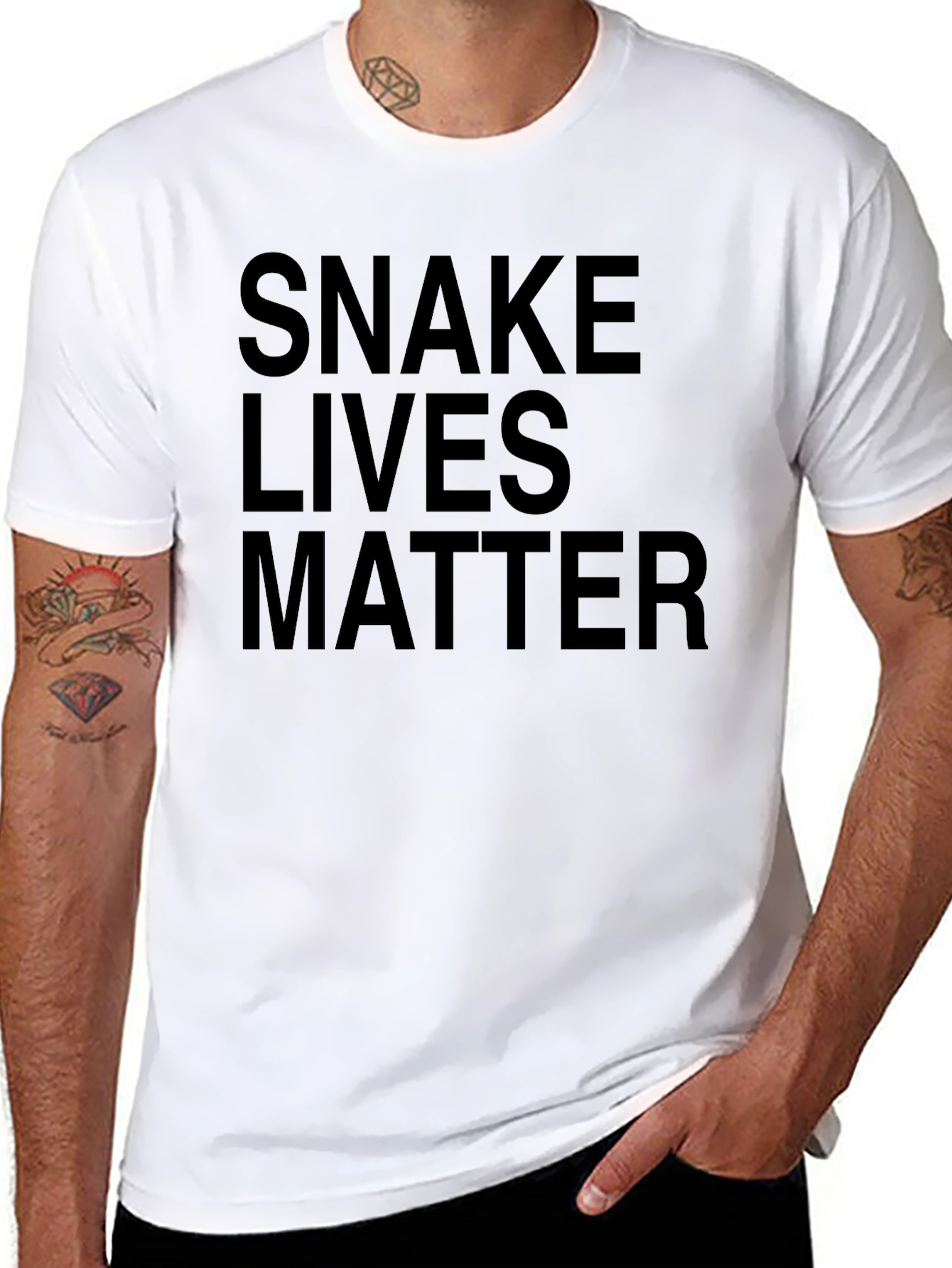 Snake Lives Matter Graphic Tee - Unisex Cotton T-Shirt