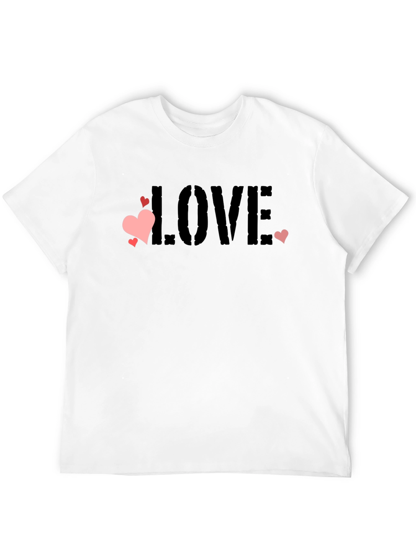 Love Heart Graphic Tee - Stylish Casual Wear