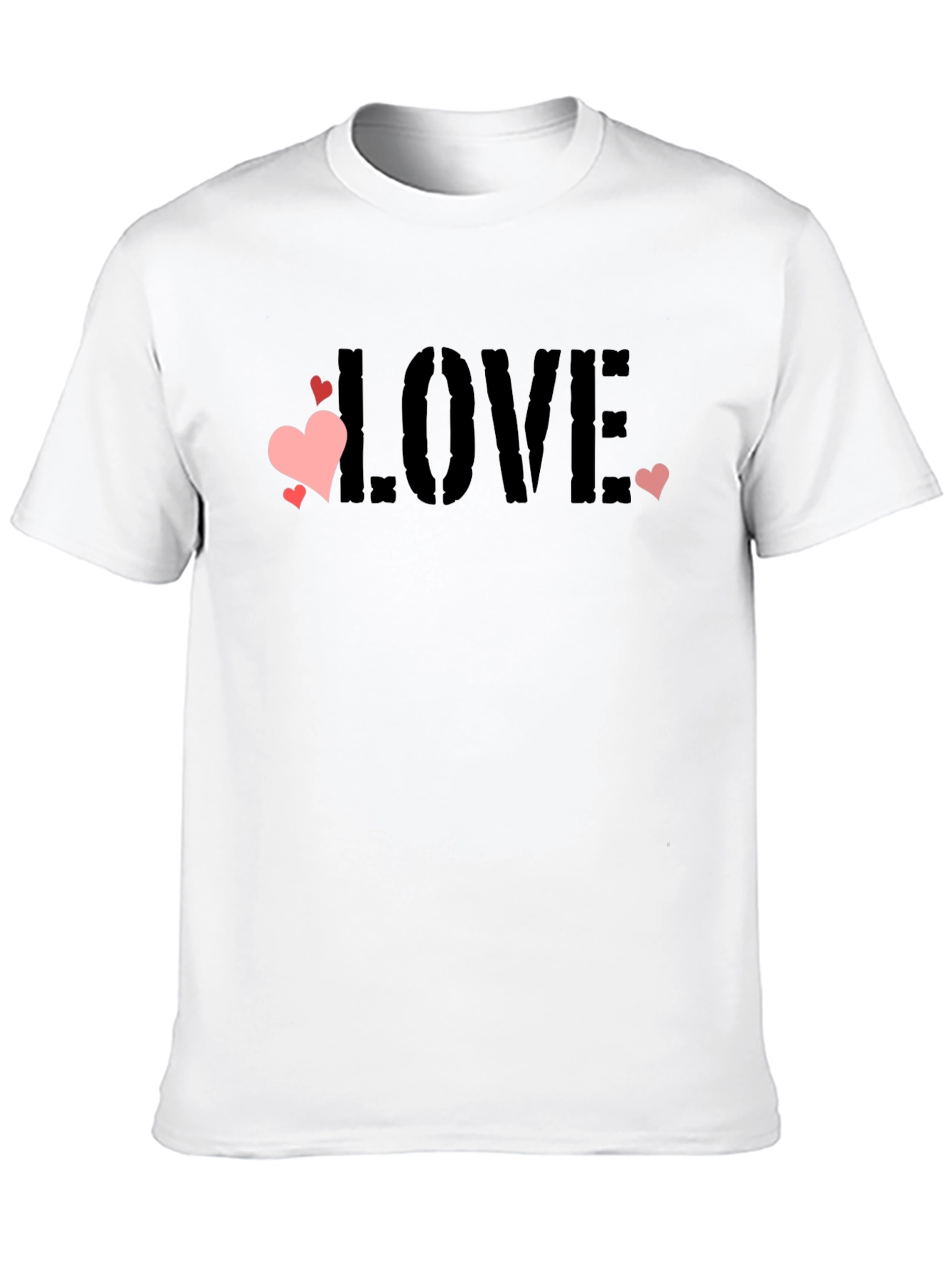 Love Heart Graphic Tee - Stylish Casual Wear