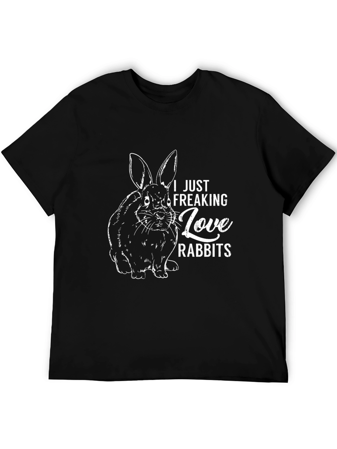 I Love Rabbits Graphic T-Shirt