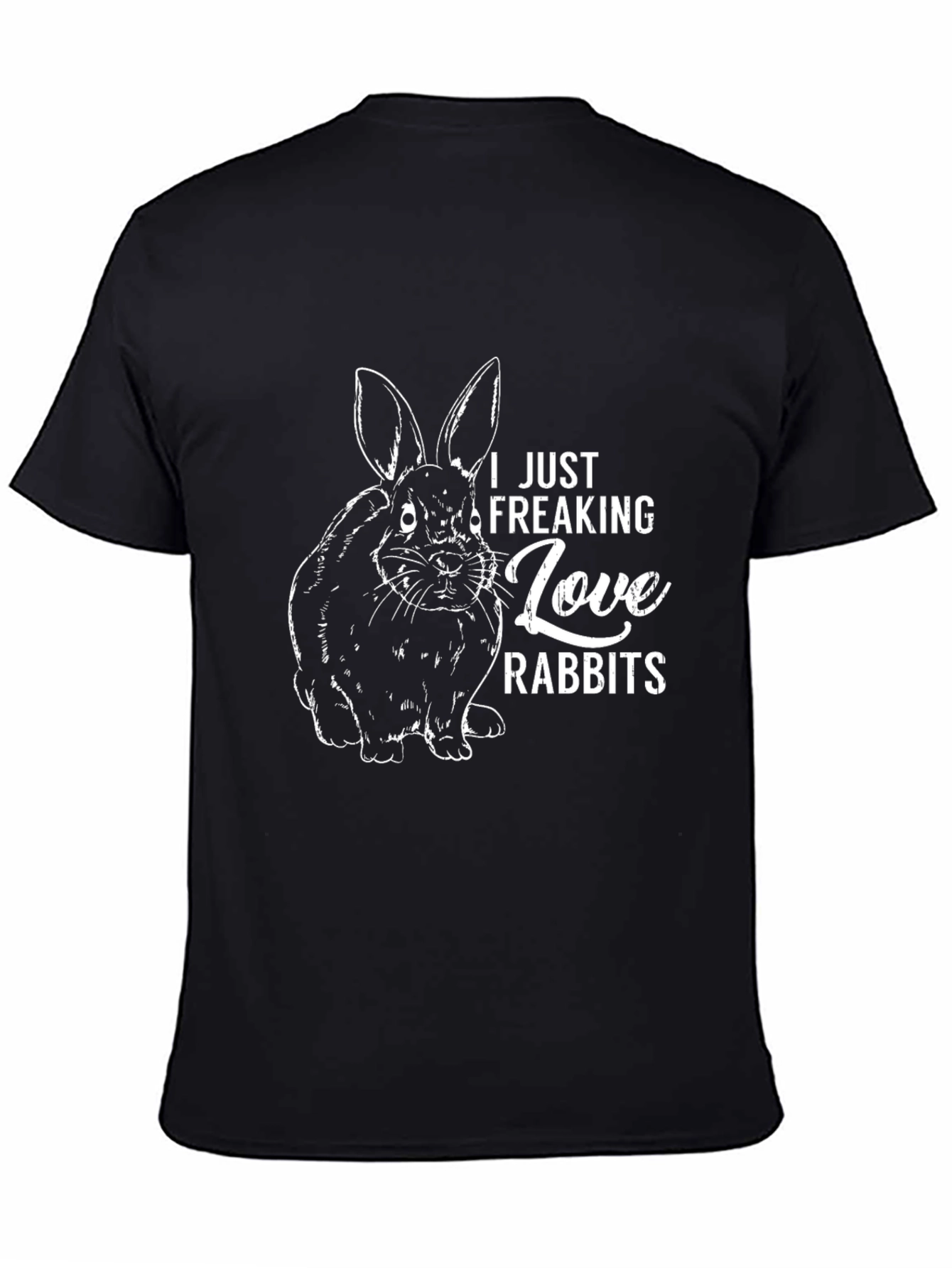 I Love Rabbits Graphic T-Shirt