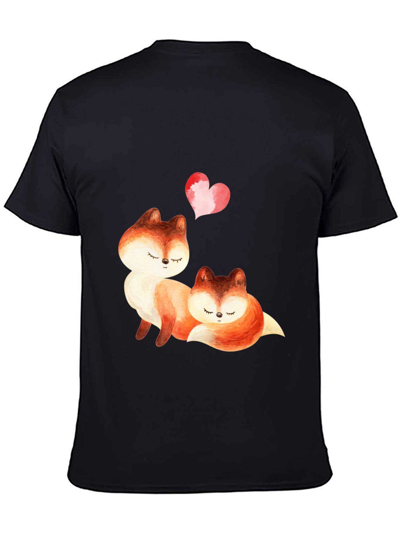 Fox Love T-Shirt - Cute Animal Graphic Tee
