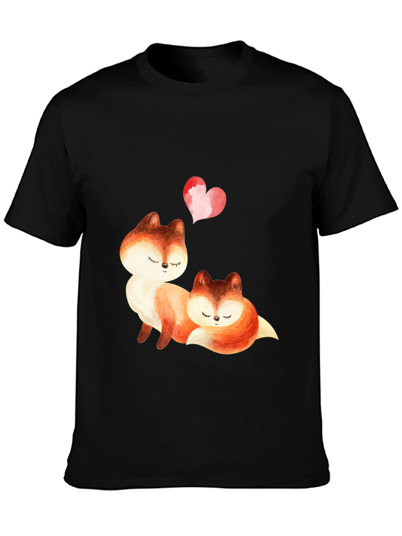 Fox Love T-Shirt - Cute Animal Graphic Tee