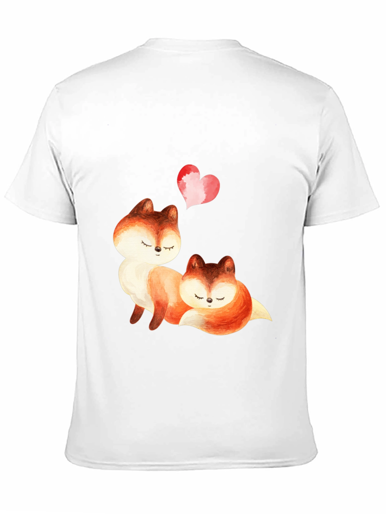 Fox Love T-Shirt - Cute Animal Graphic Tee
