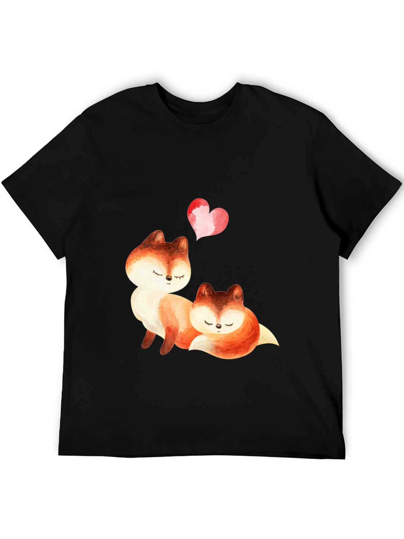 Fox Love T-Shirt - Cute Animal Graphic Tee