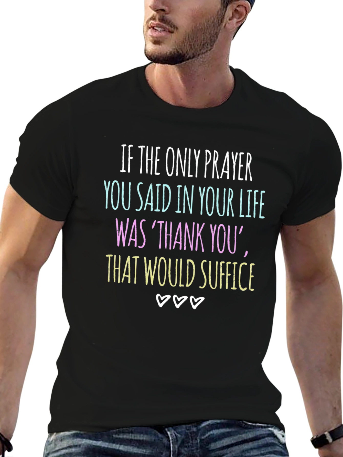 Gratitude Graphic Tee - Thank You Suffice