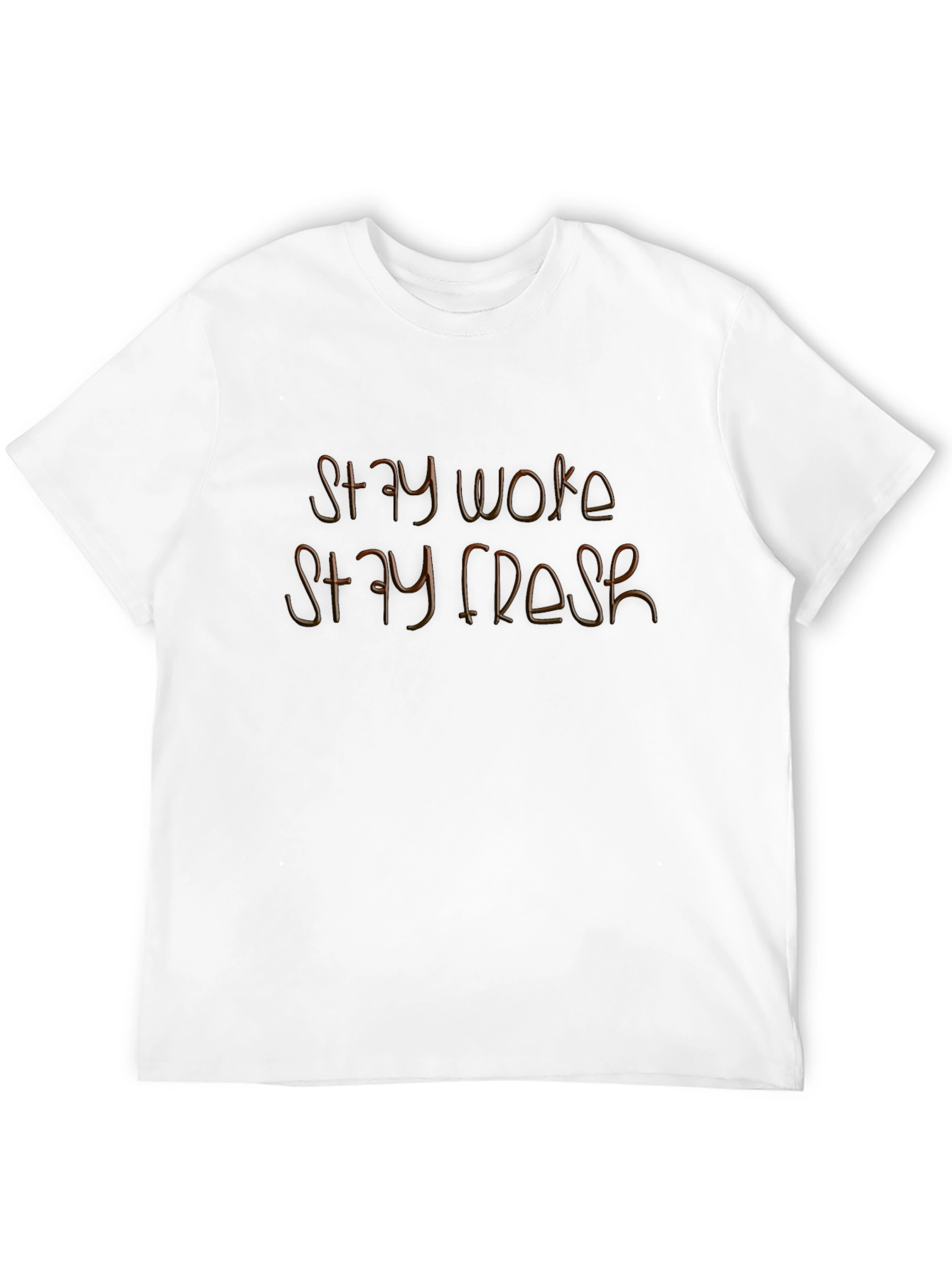 Stay Woke Stay Fresh Black Graphic Tee