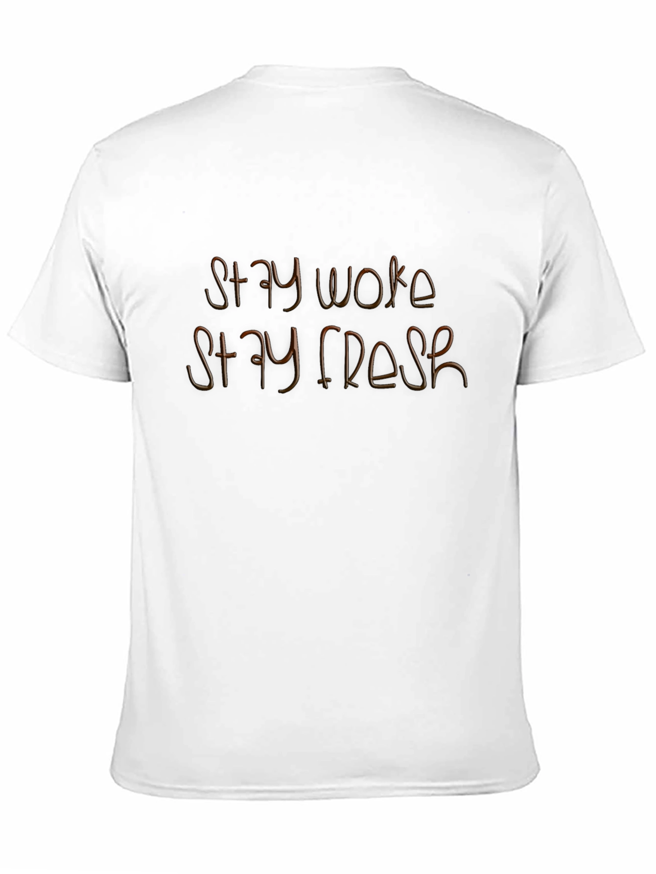 Stay Woke Stay Fresh Black Graphic Tee