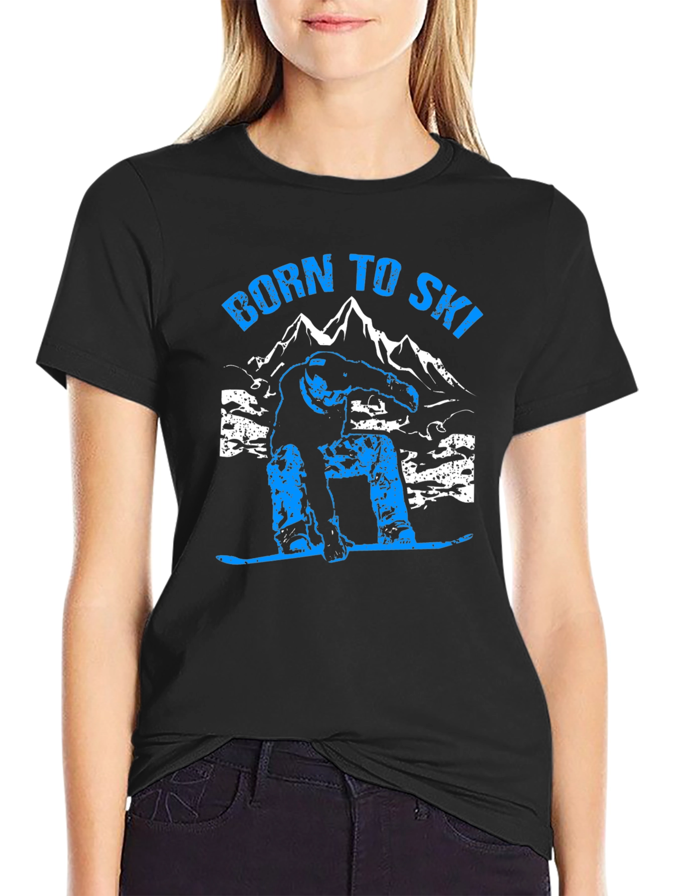 Born To Ski Graphic T-Shirt