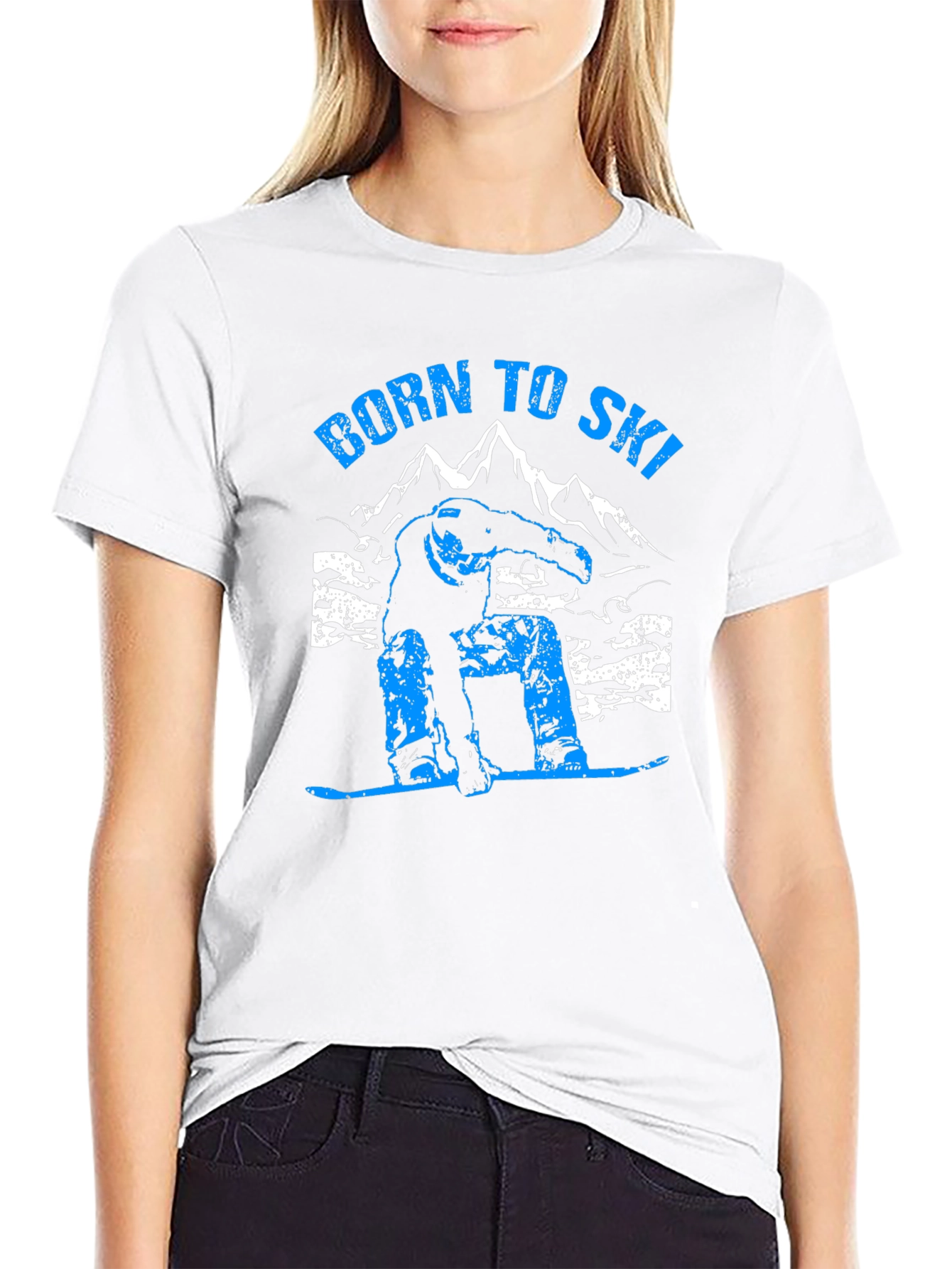 Born To Ski Graphic T-Shirt