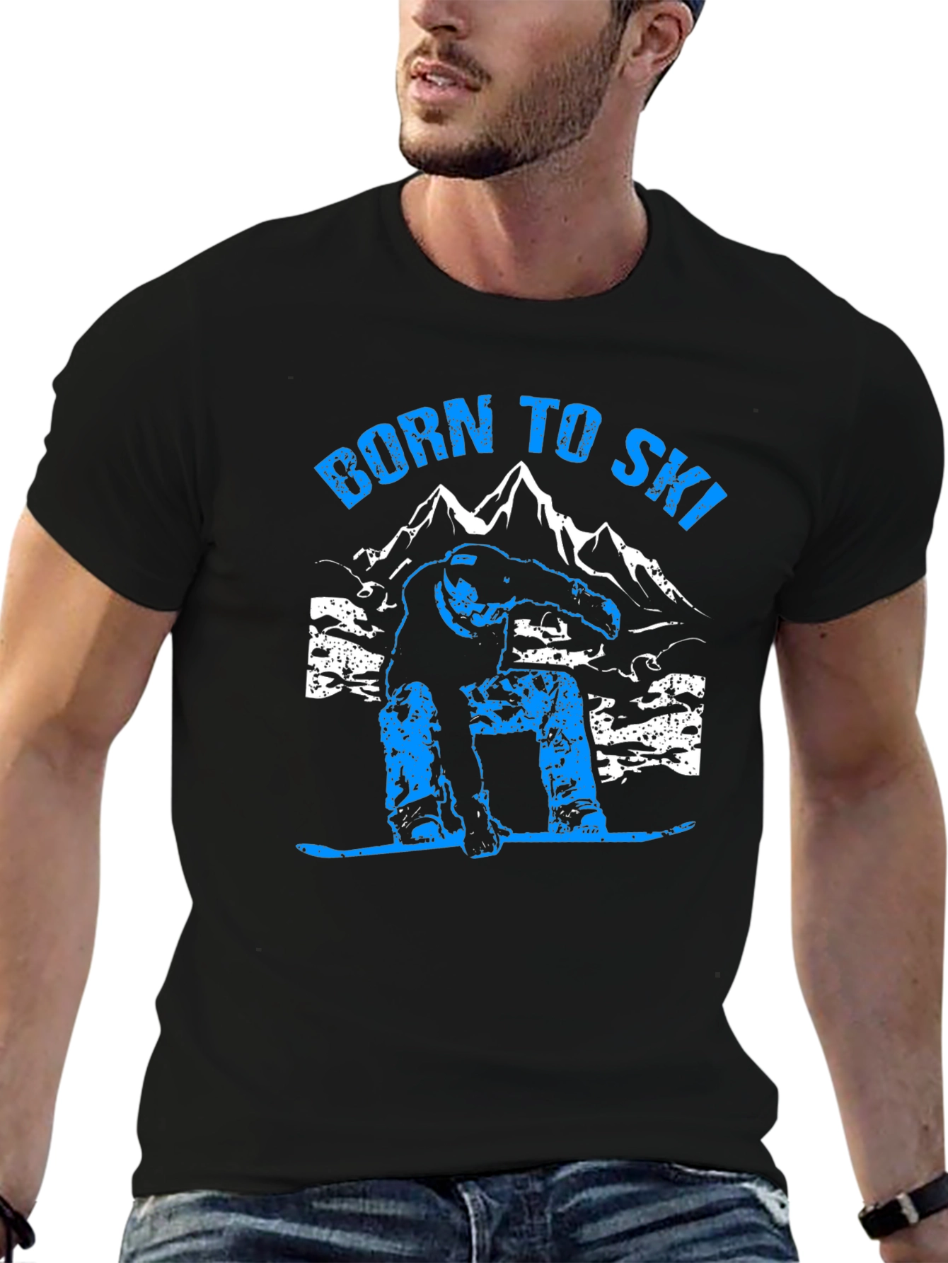 Born To Ski Graphic T-Shirt