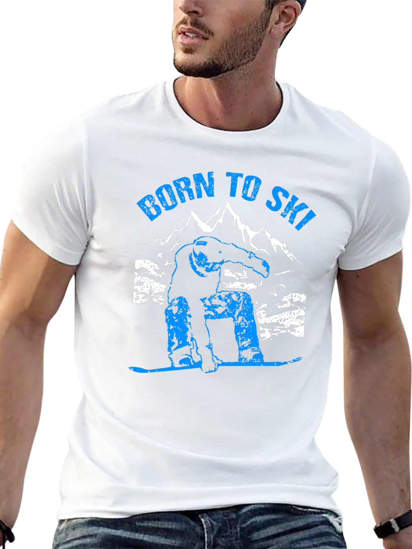 Born To Ski Graphic T-Shirt