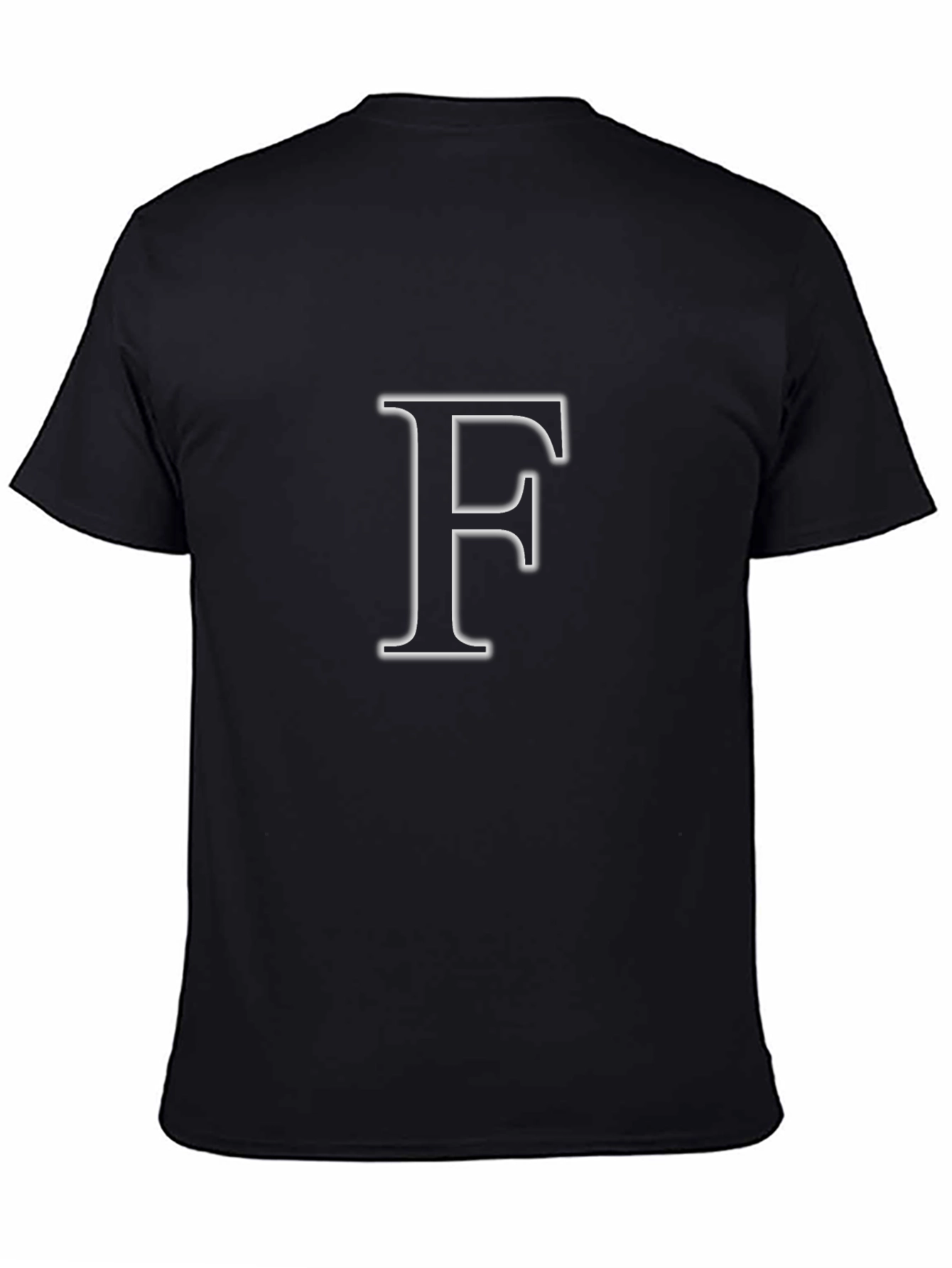 Initial F Black T-Shirt