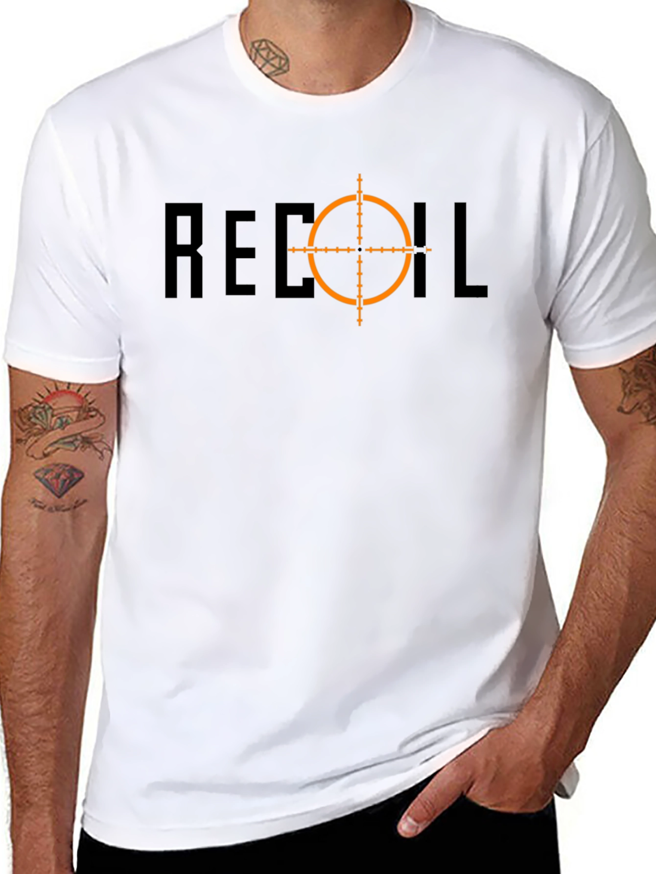Recoil T-Shirt with Crosshair Graphic