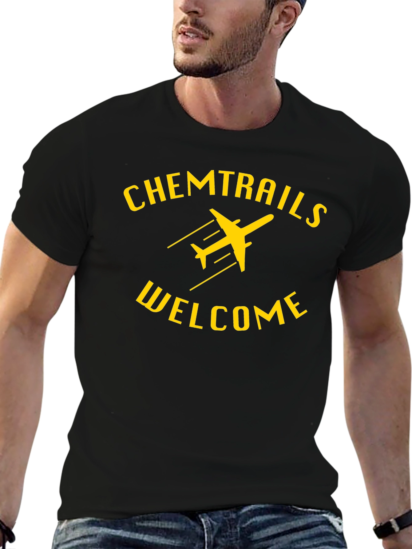 Chemtrails Welcome Graphic T-Shirt