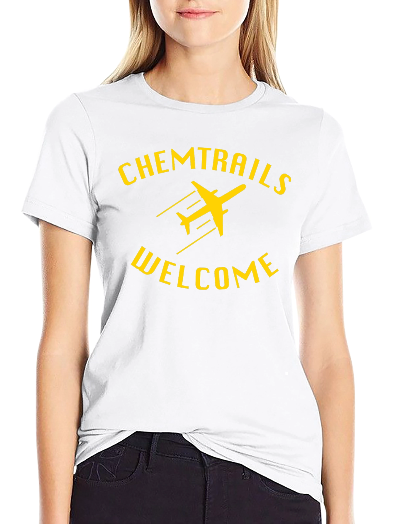 Chemtrails Welcome Graphic T-Shirt