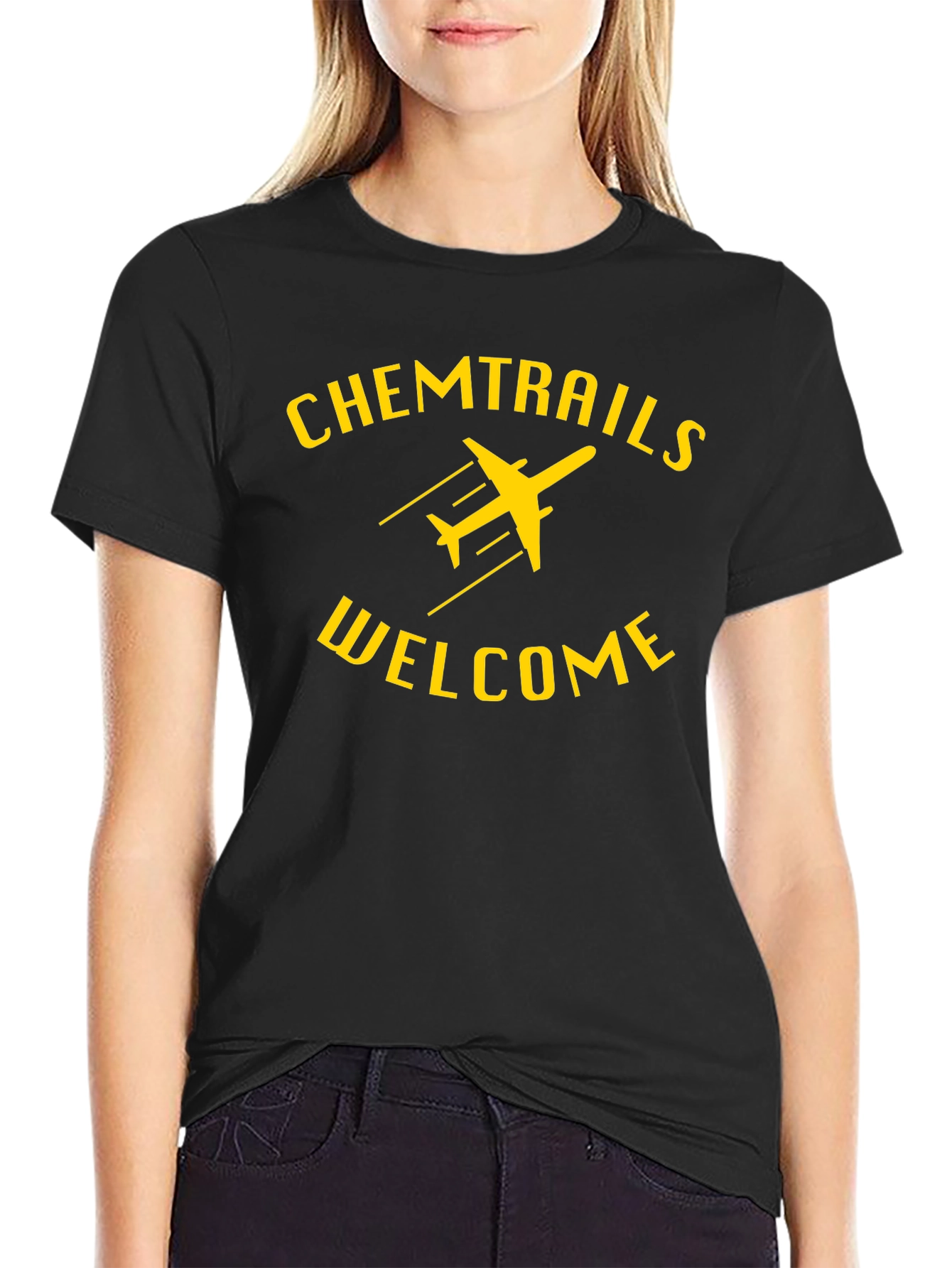 Chemtrails Welcome Graphic T-Shirt