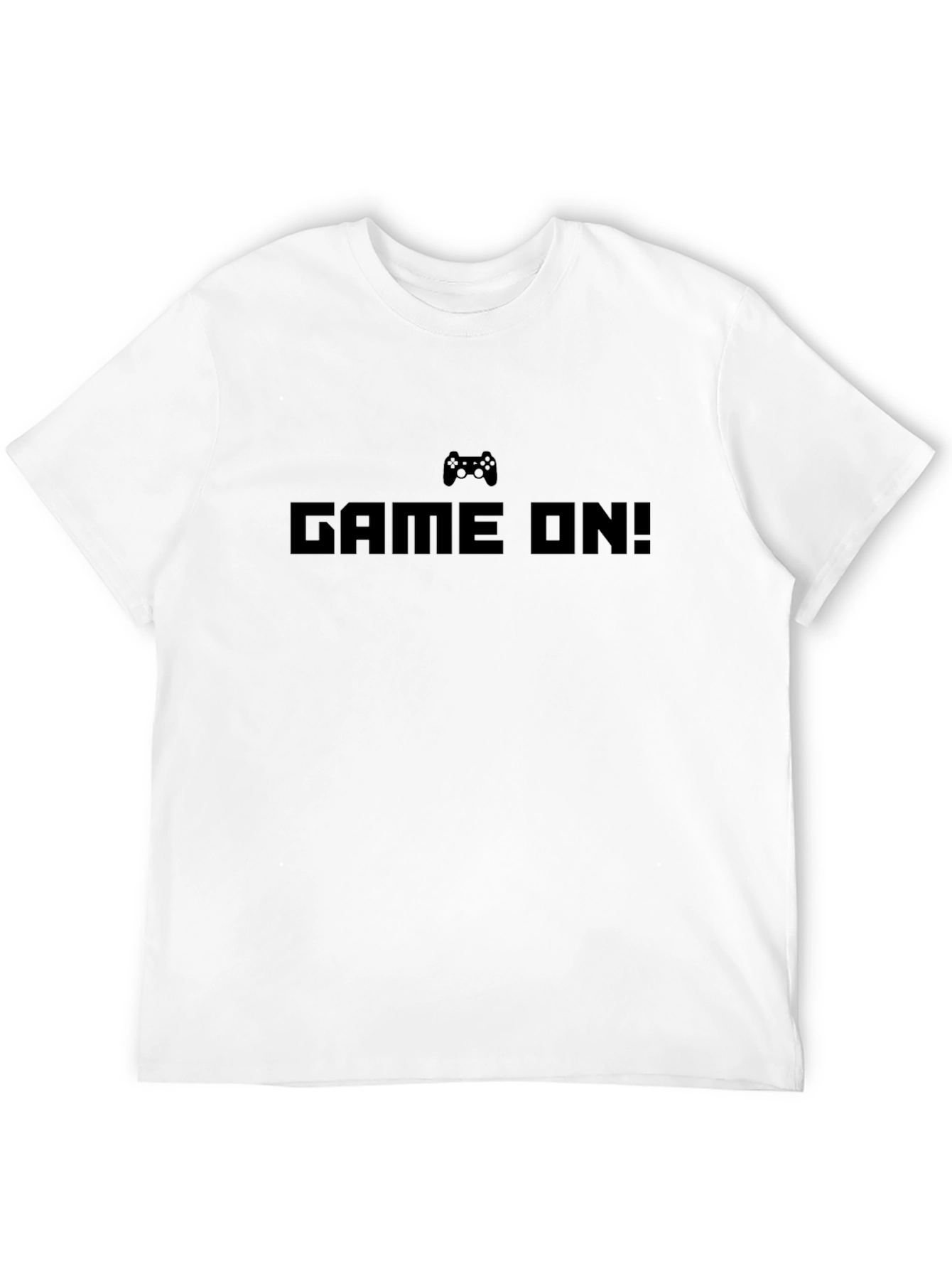 Game On! Black Graphic T-Shirt