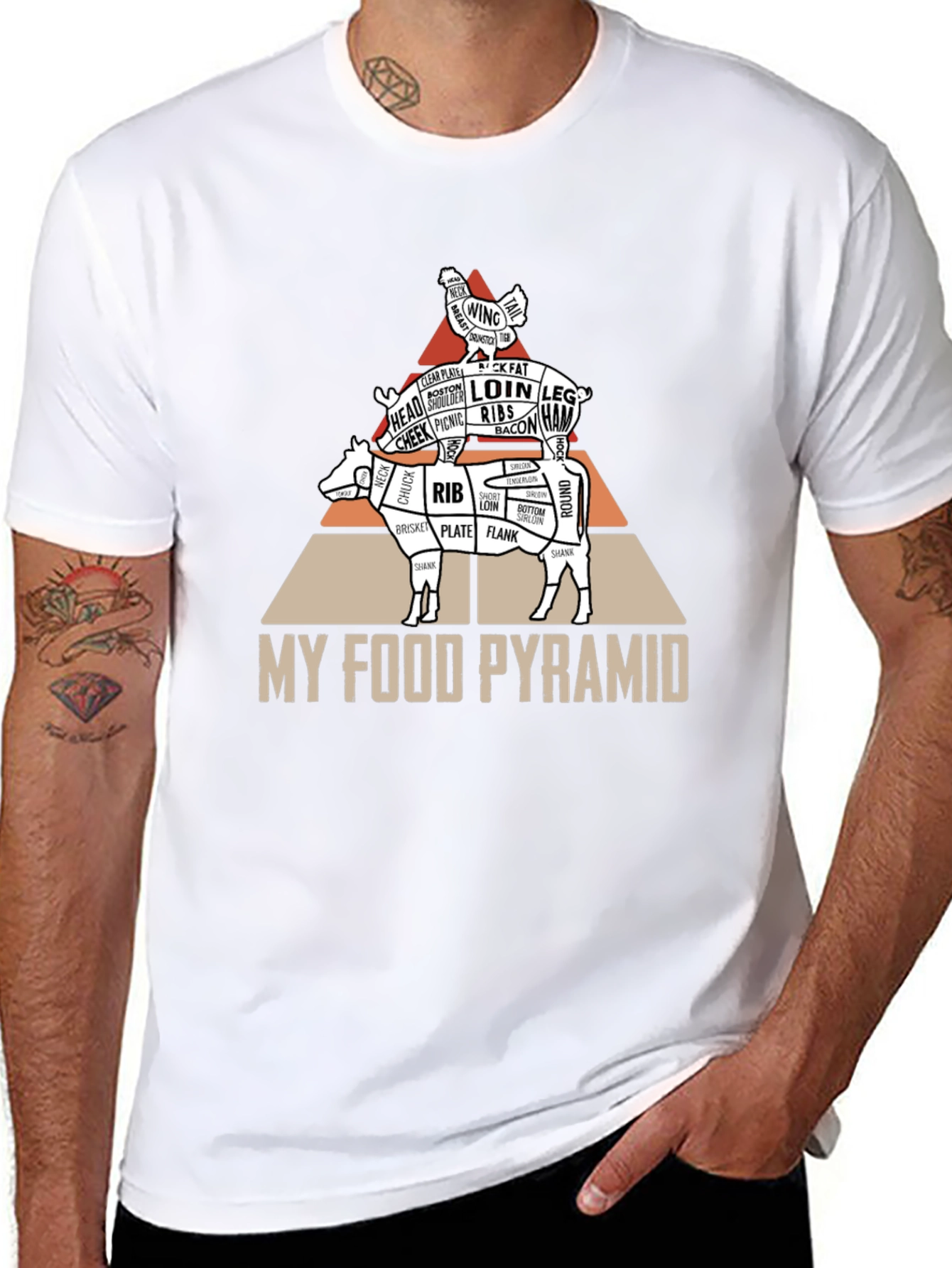 My Food Pyramid T-Shirt