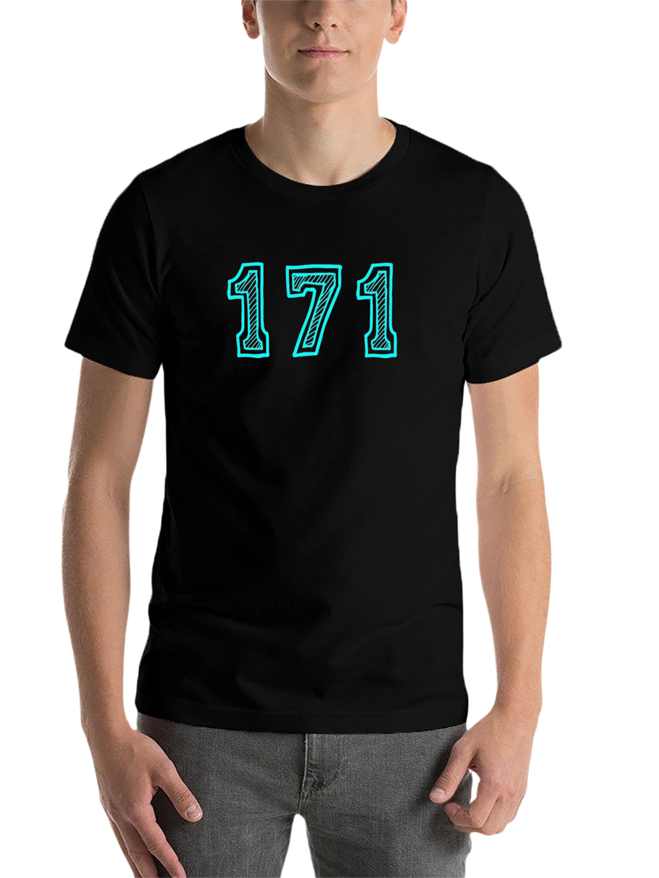 171 Graphic T-Shirt - Black Tee