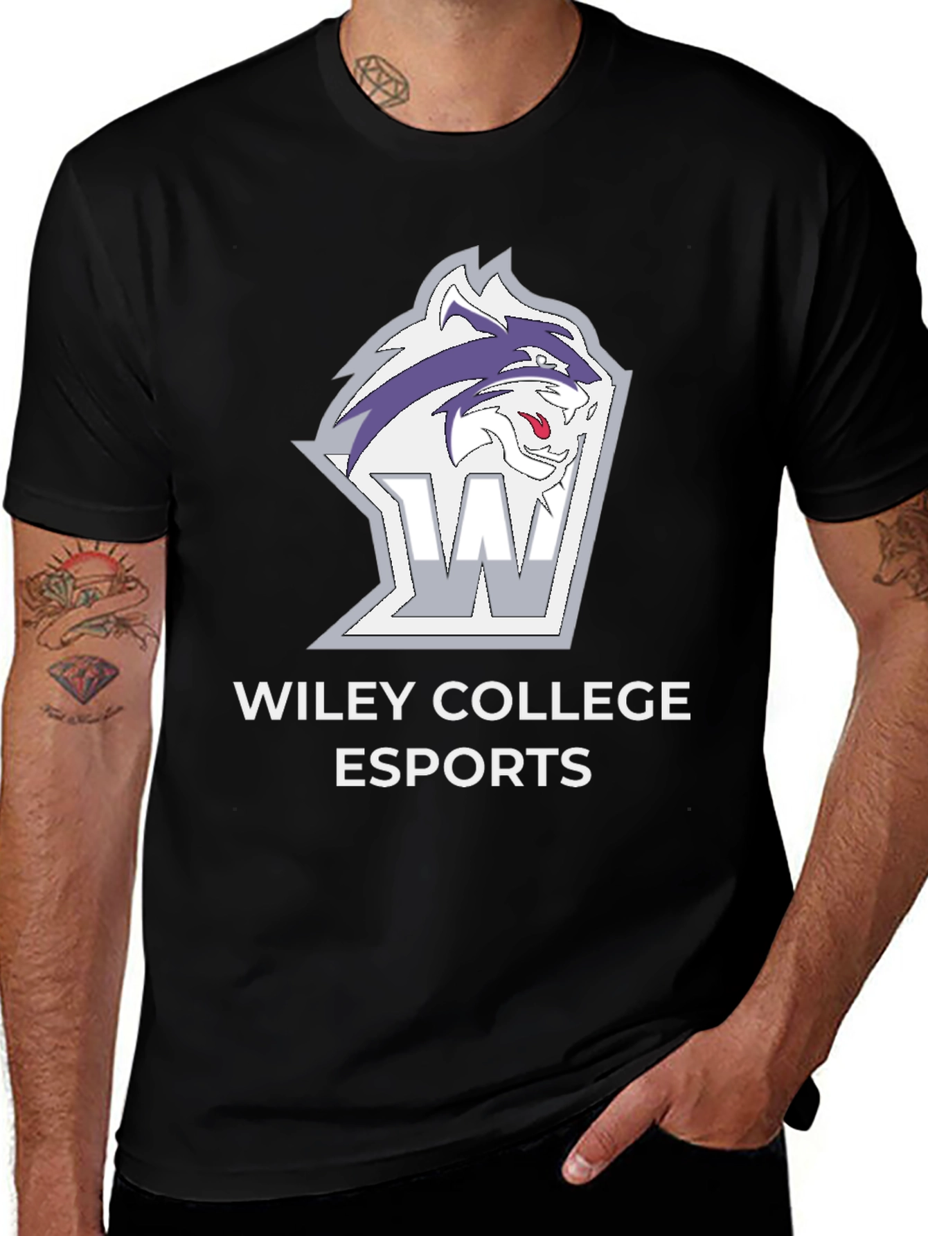 Wiley College Esports T-Shirt - Black