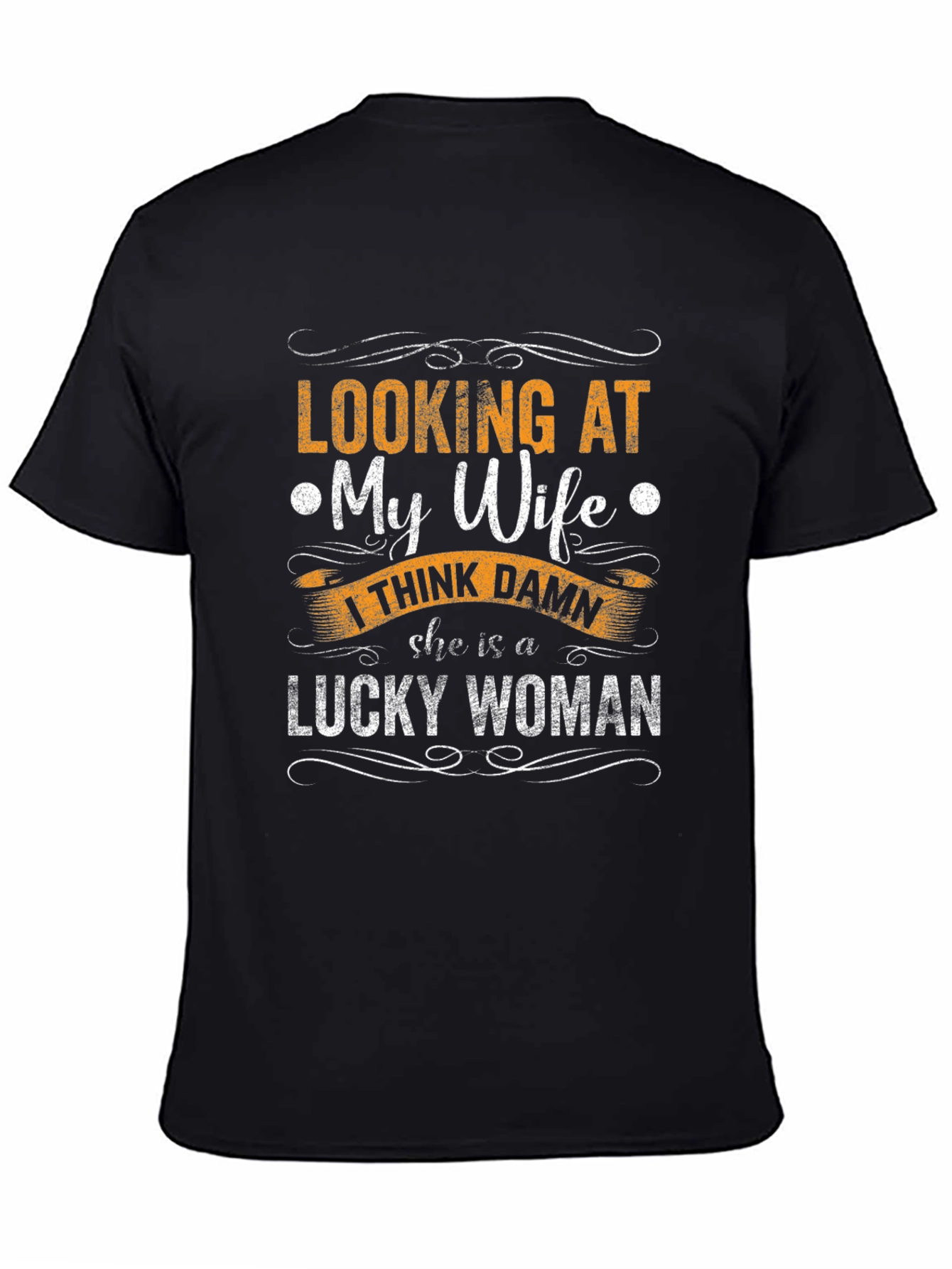 Lucky Wife Graphic Tee - Husband Pride
