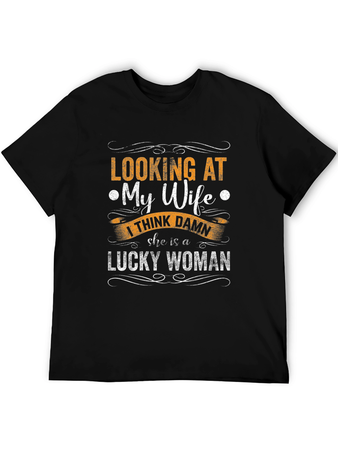 Lucky Wife Graphic Tee - Husband Pride