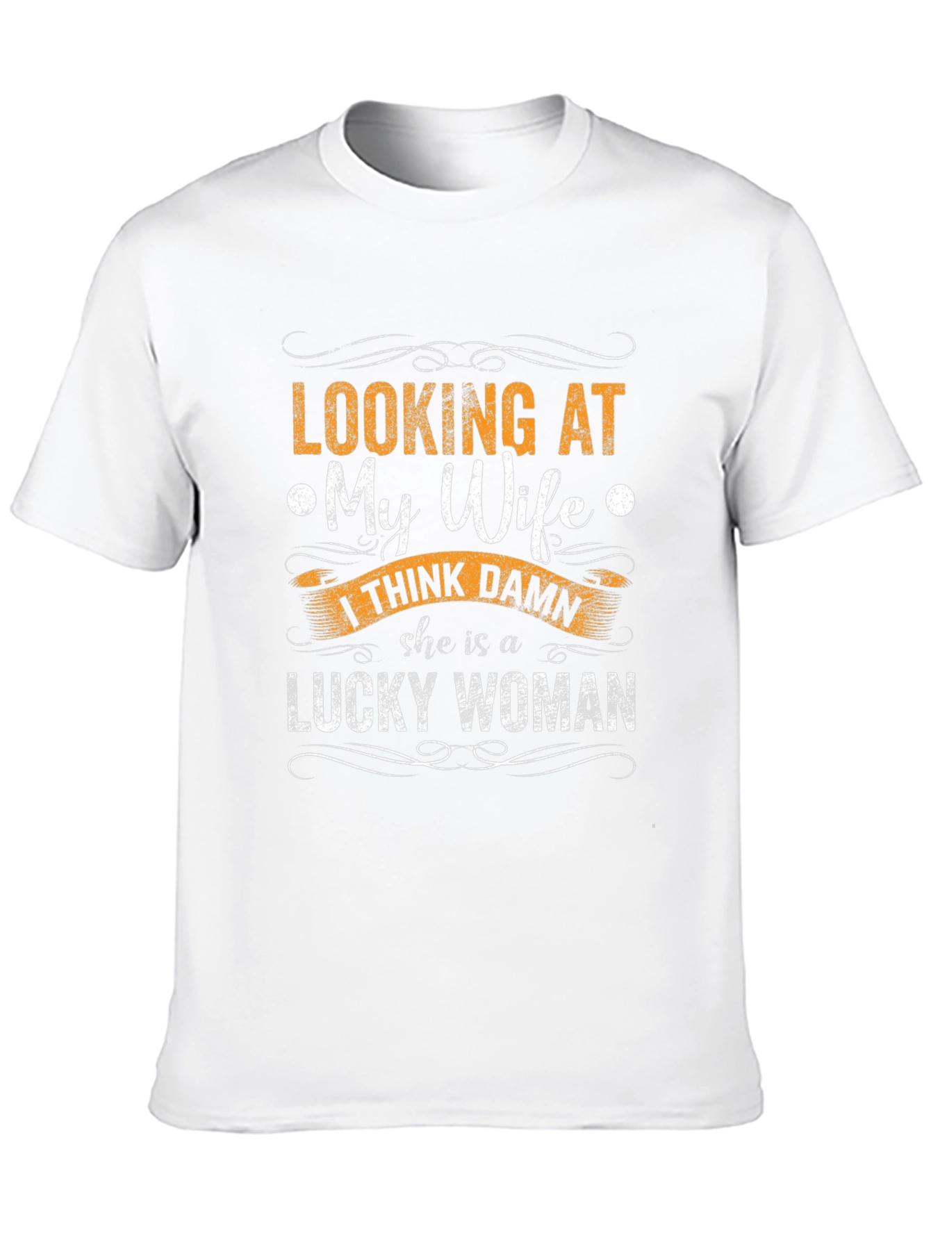 Lucky Wife Graphic Tee - Husband Pride