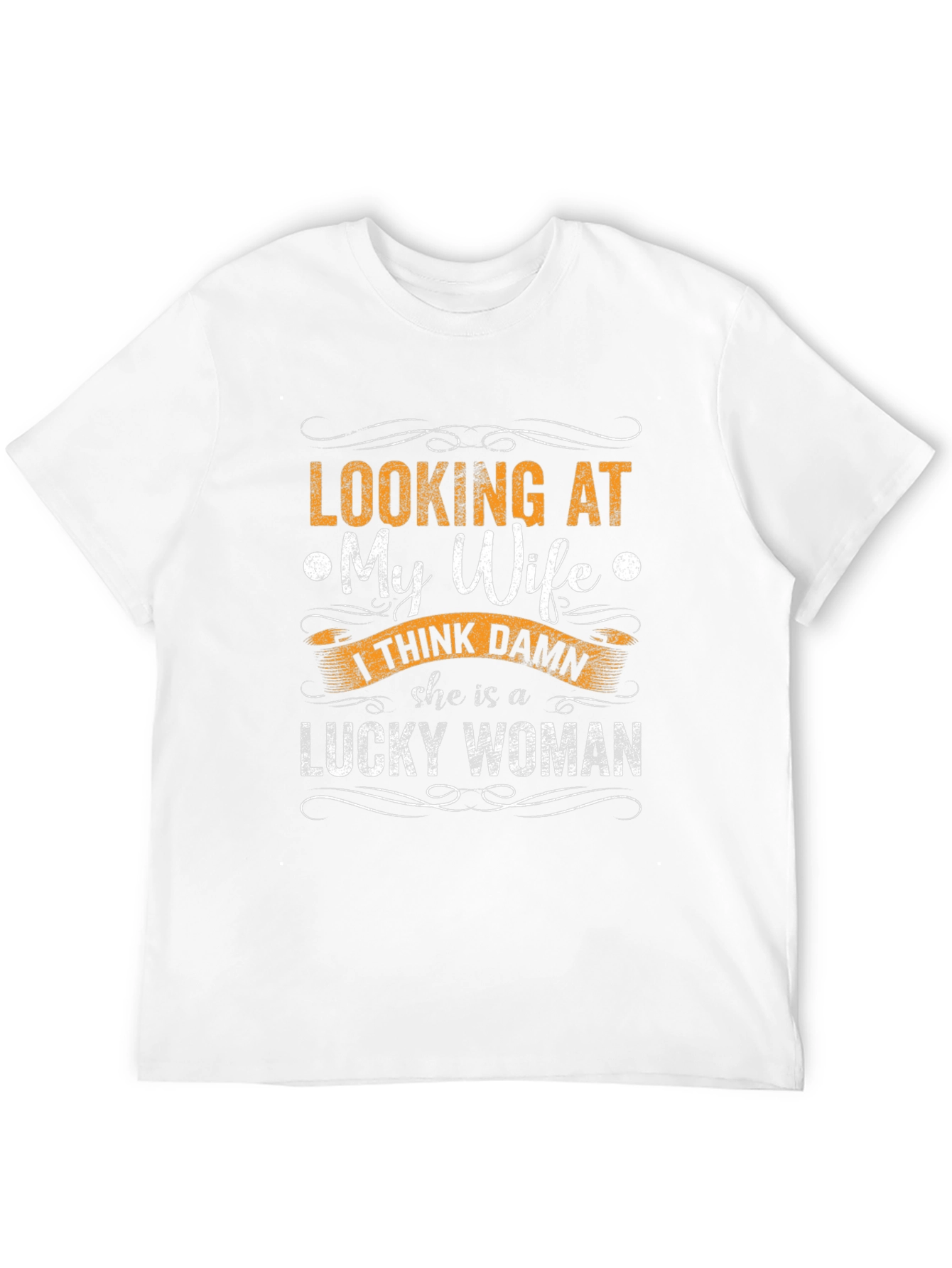 Lucky Wife Graphic Tee - Husband Pride