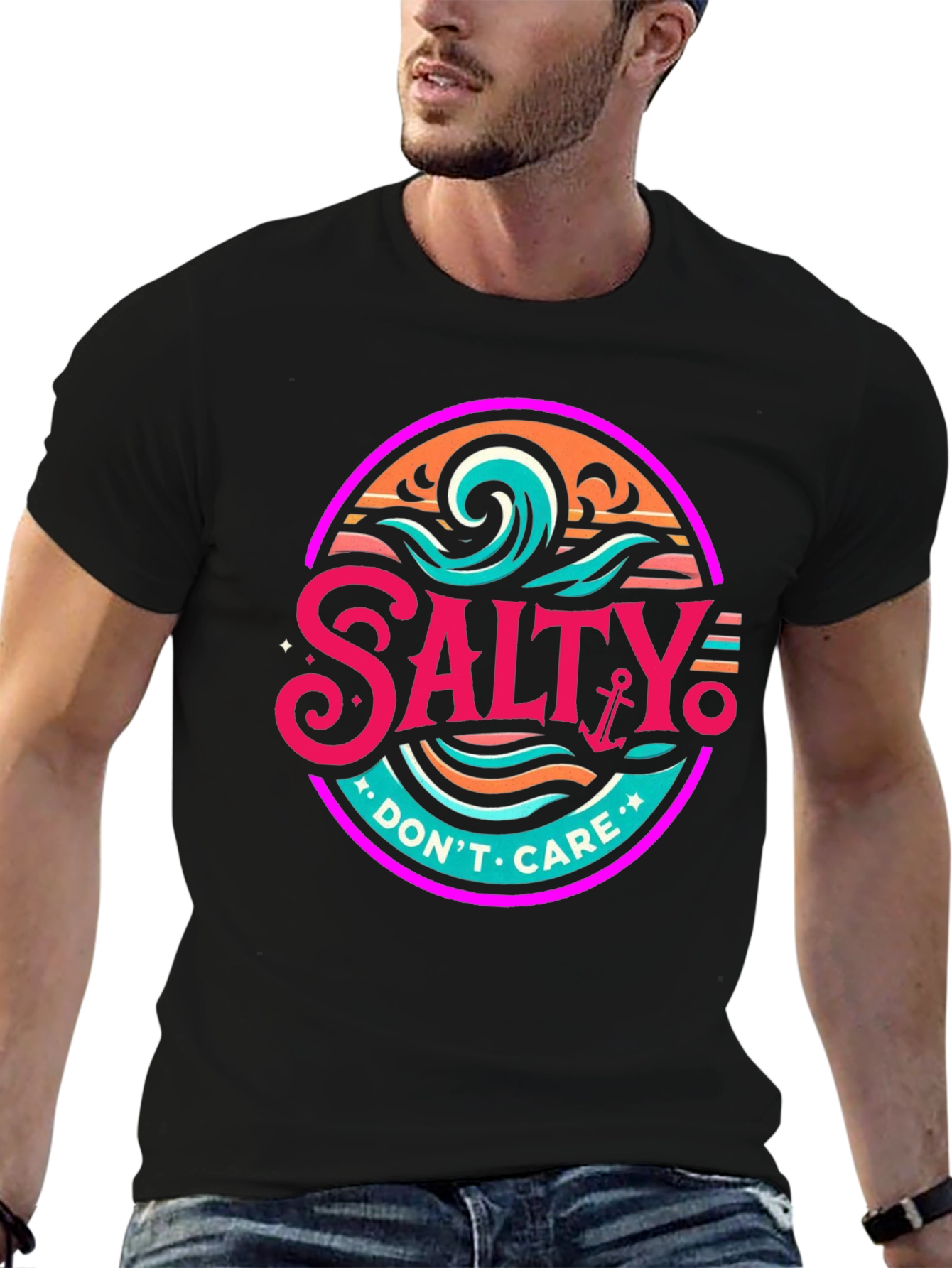 Salty Dont Care Graphic Tee
