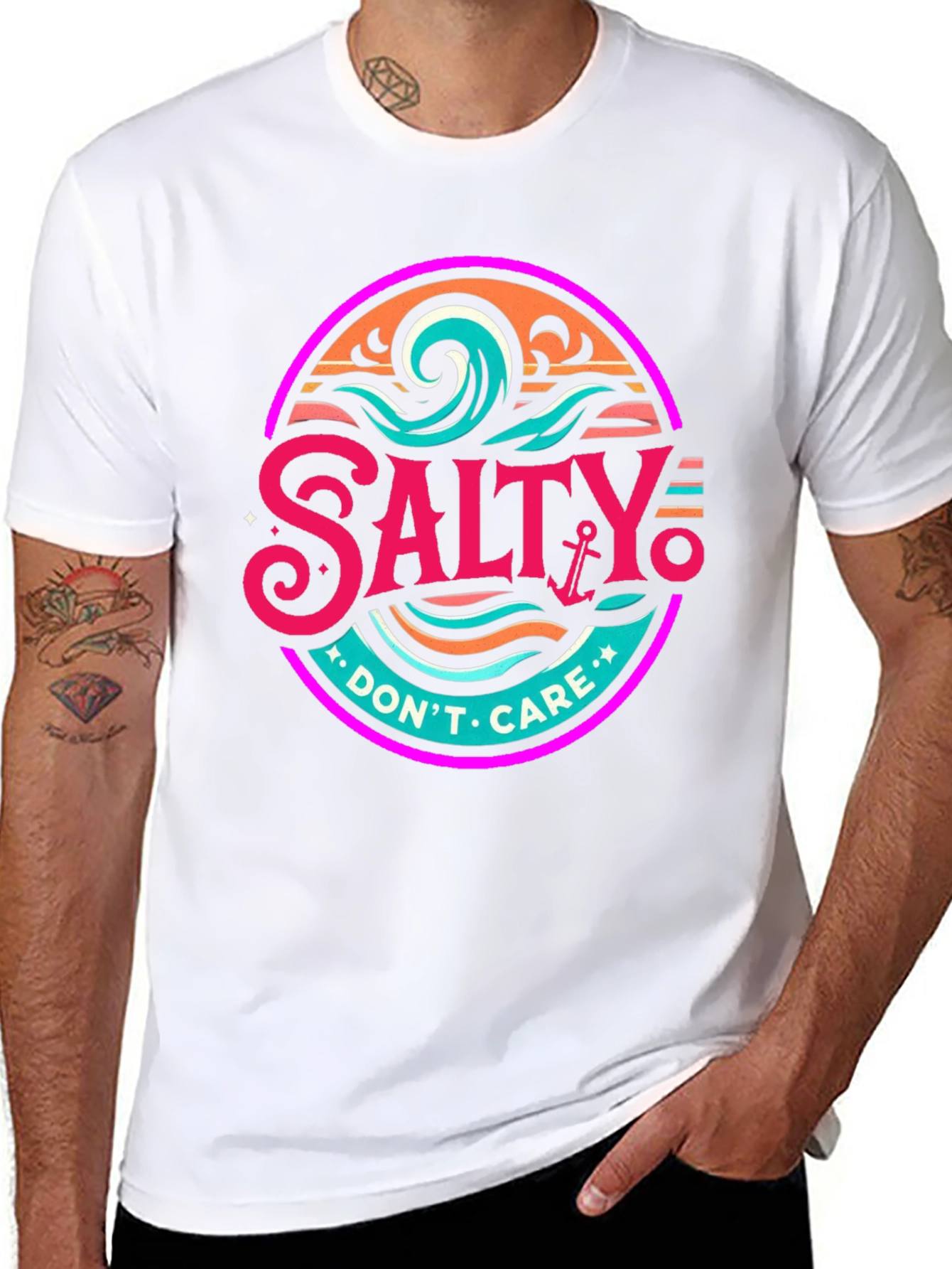 Salty Dont Care Graphic Tee