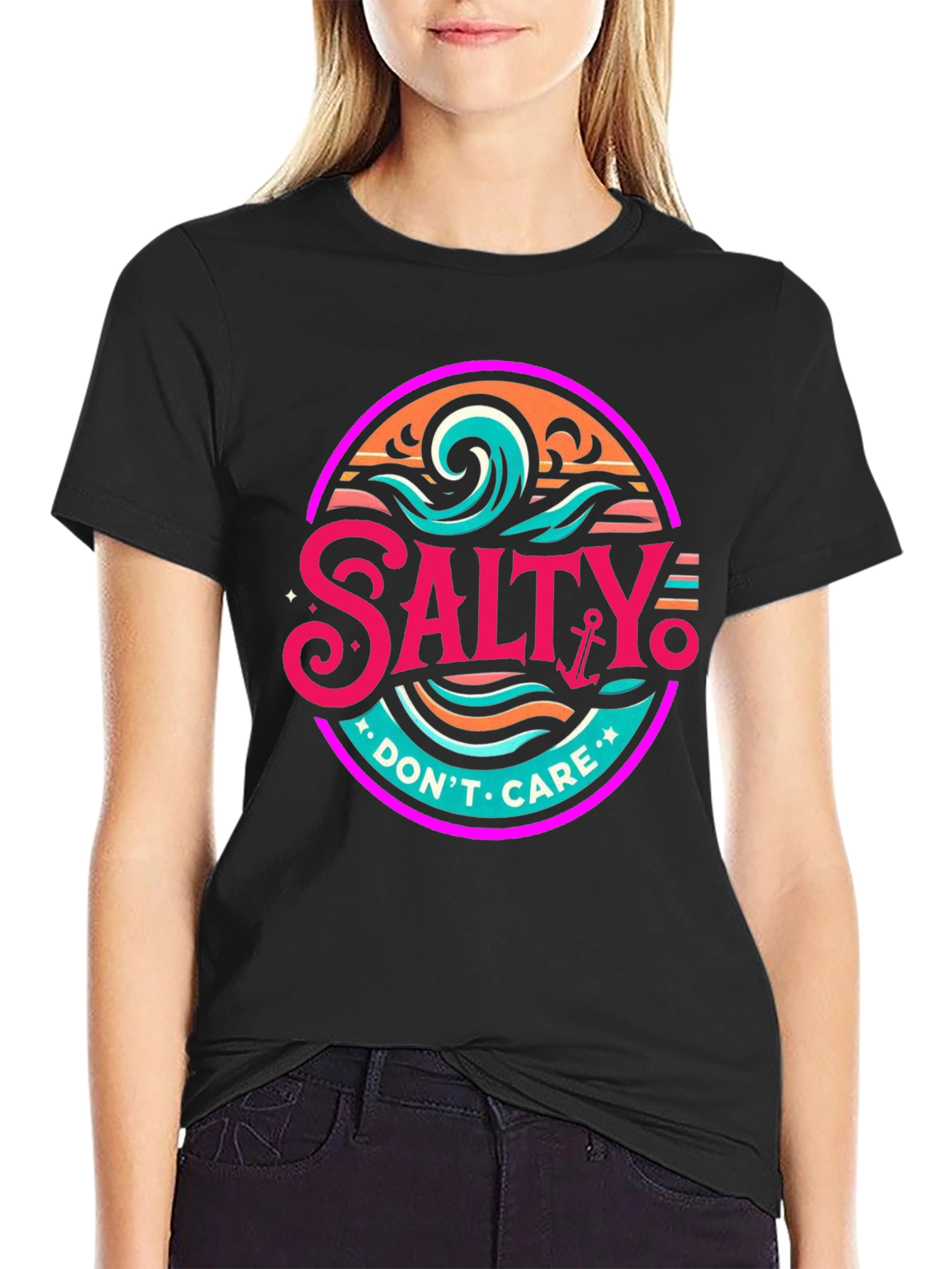 Salty Dont Care Graphic Tee